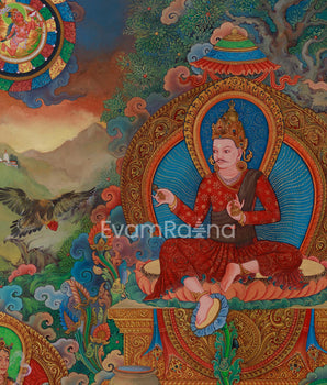 Mahasiddha of Kathmandu Valley | Jamana Gubaju Thangka Print