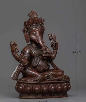 ganesh-oxidized-statue