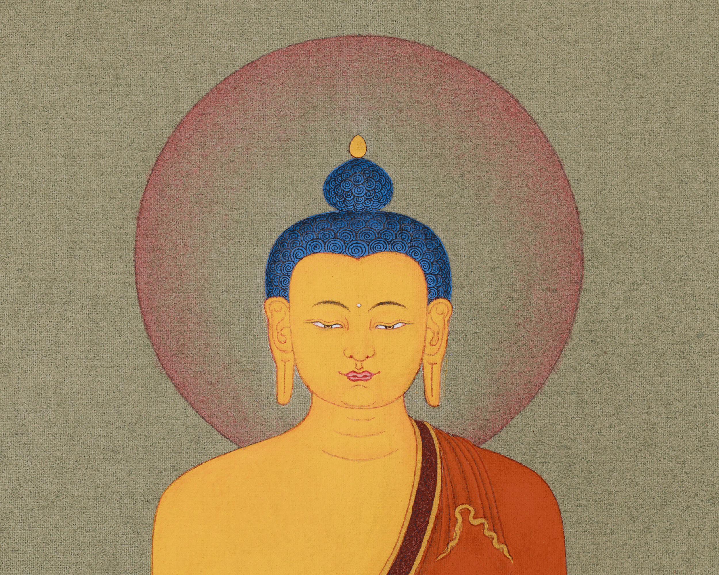 Traditional Buddha Shakyamuni Artwork | Historical Buddha, Peace, and Devotion