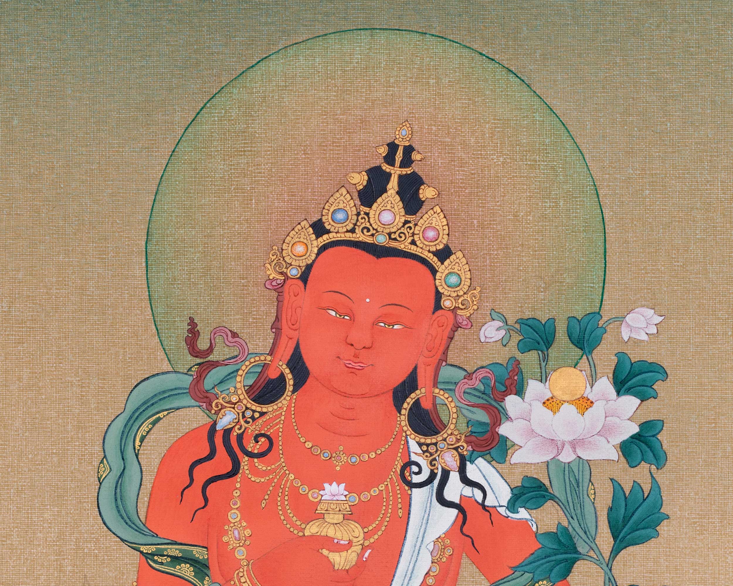 Adi Buddha, Samantabhadra Canvas Print | Tibetan Artwork of Primordial Enlightenment