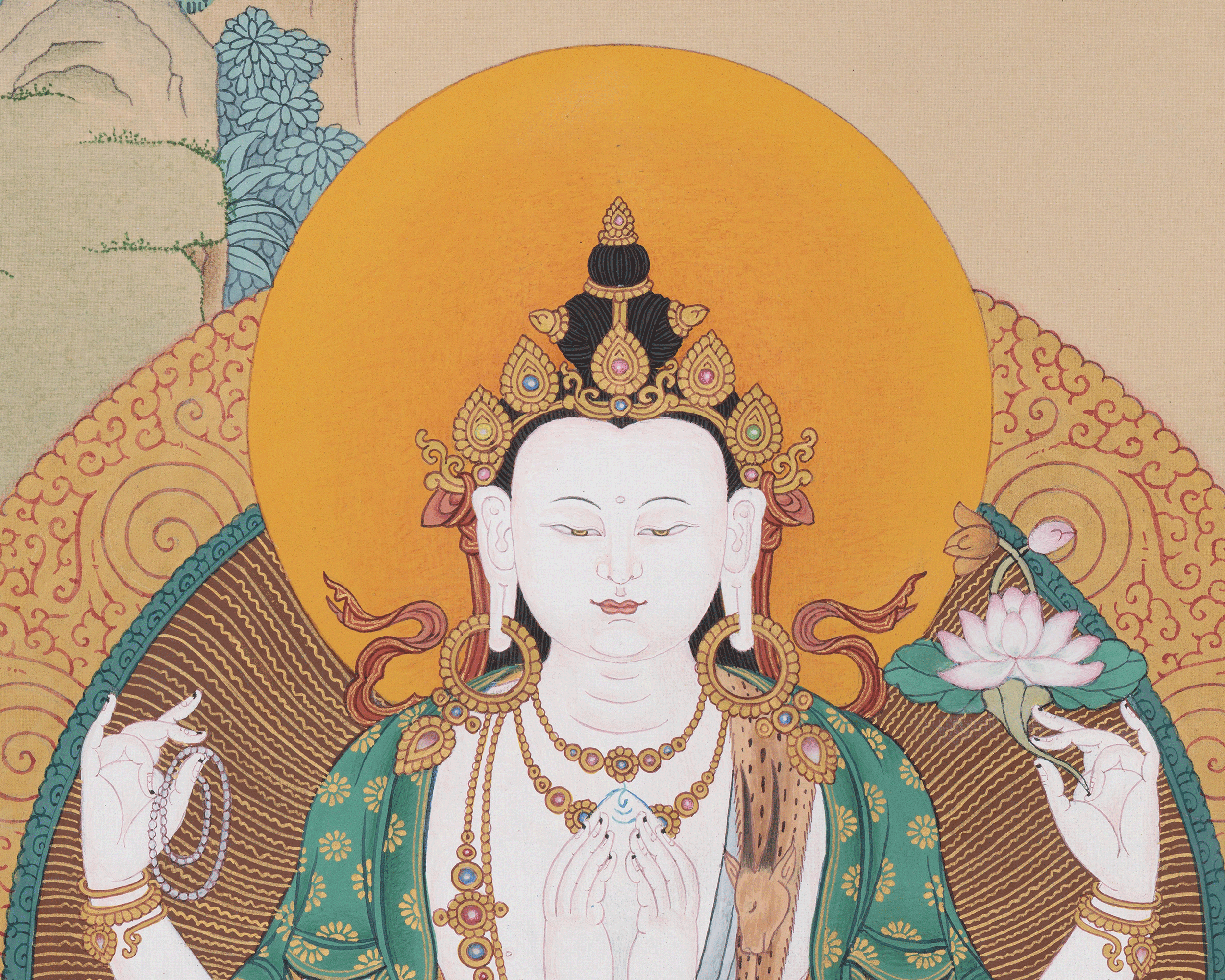 Trio Bodhisattva: Chenrezig, Manjushri, and Vajrapani | Compassion, Wisdom, and Power