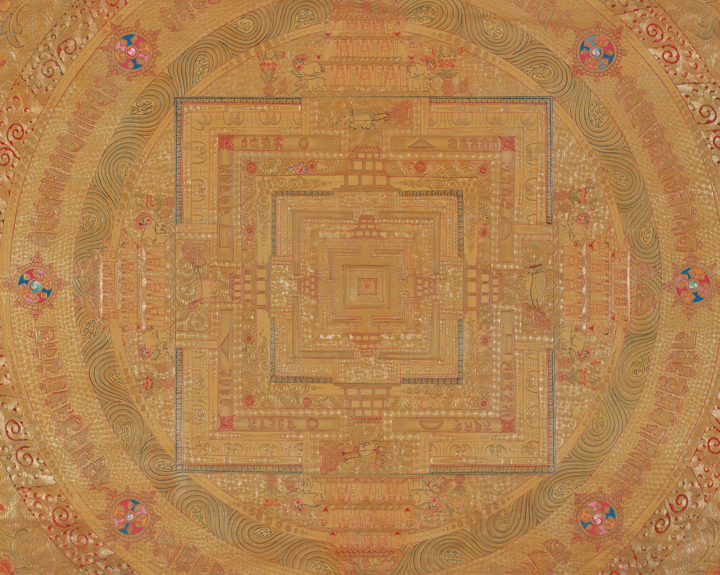 Spiritual Buddhist Kalachakra Mandala | Meditation, Harmony, and Enlightened Wisdom