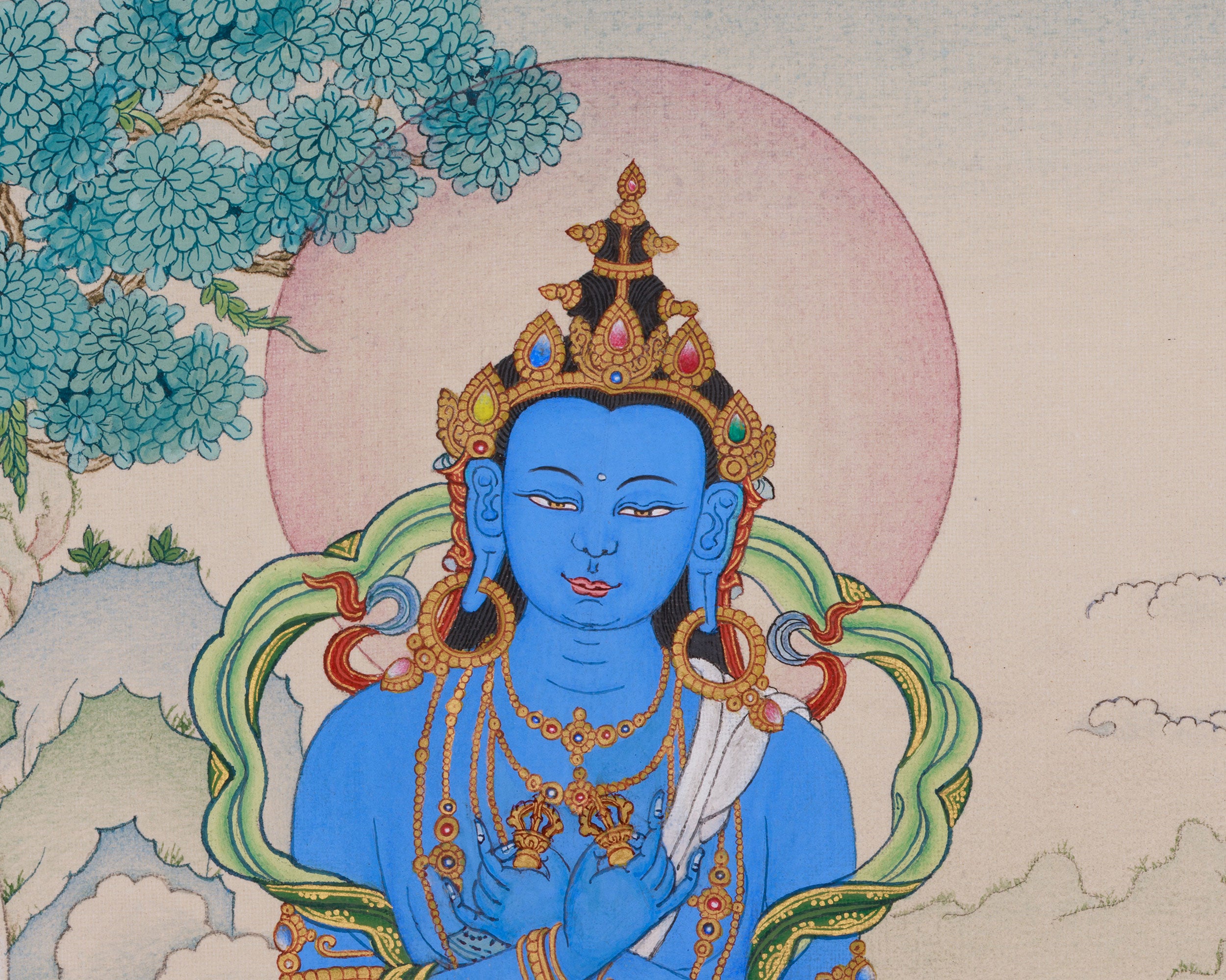 Buddha Vajradhara Painting | Primordial Buddha of Tantric