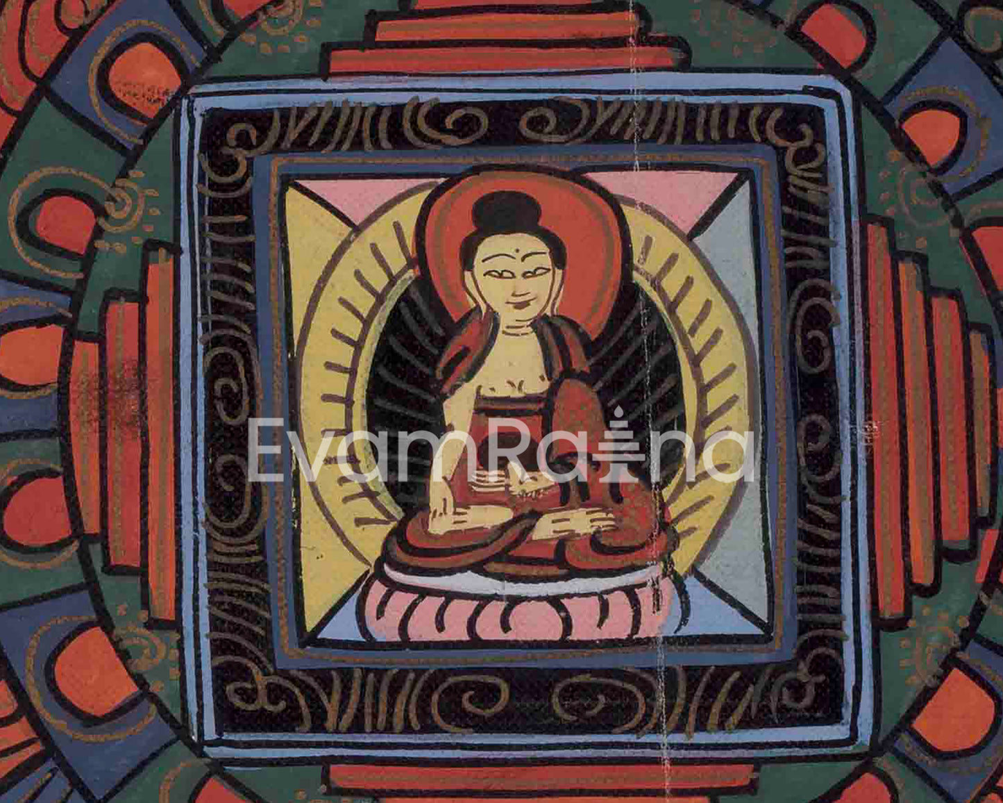 Antique Buddha Mandala | Buddhist Art