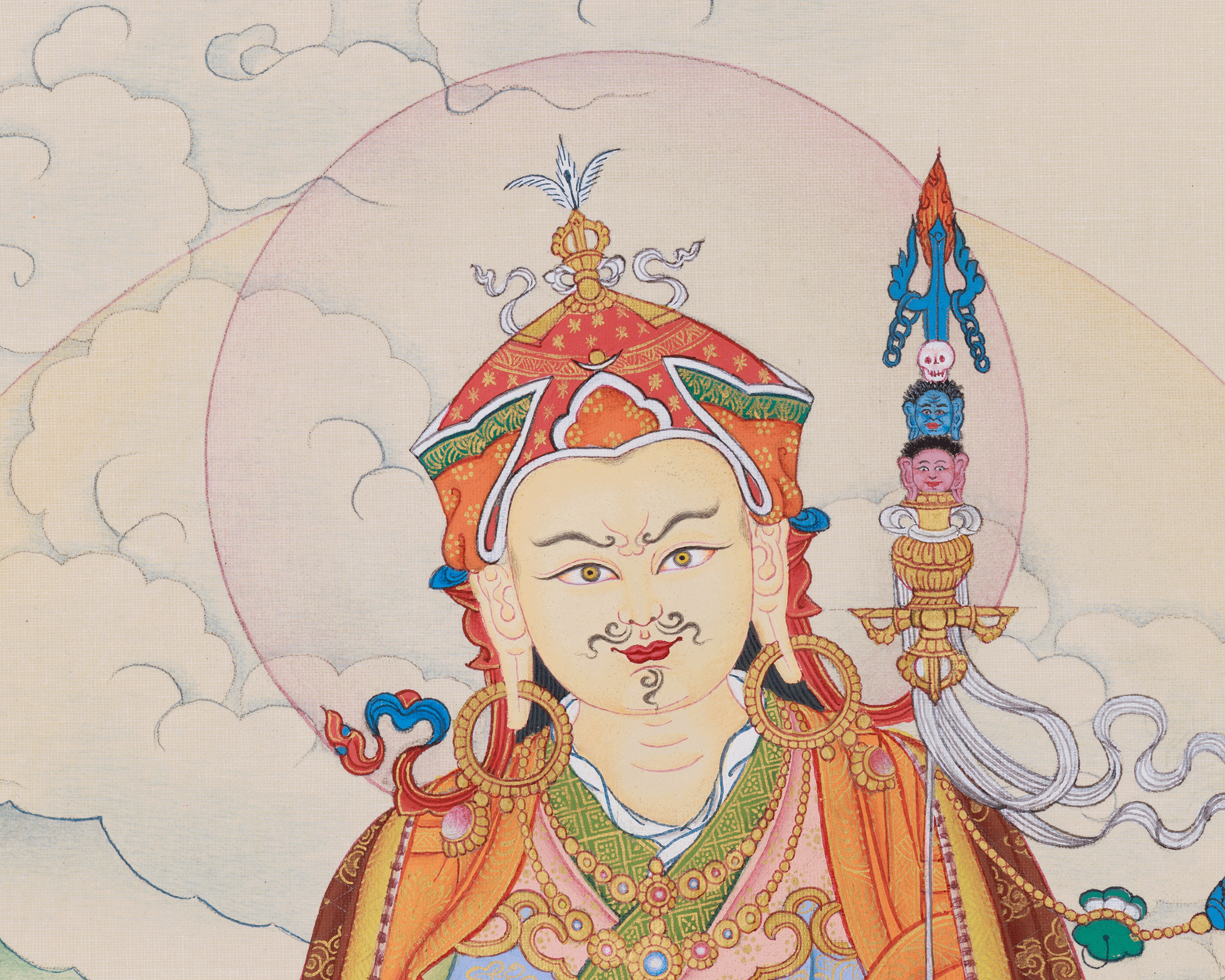 Padmasambhava | The Sacred Thangka of Guru Rinpoche, the Second Buddha