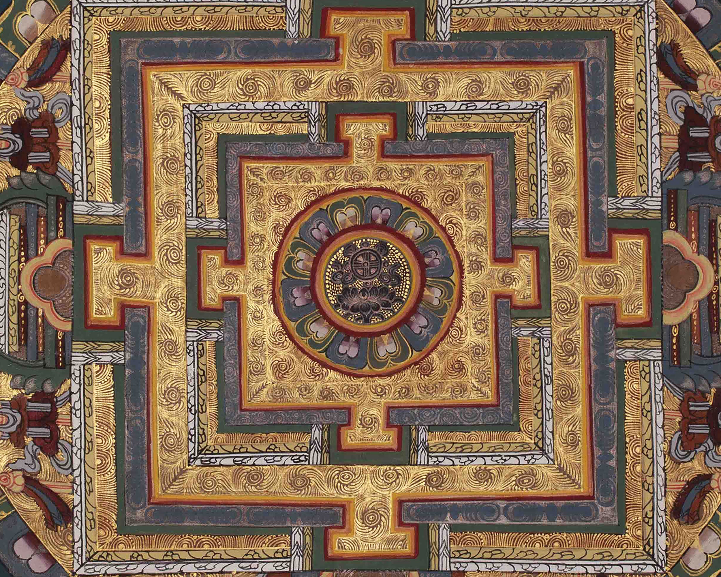 Kalachakra Spiritual Mandala Art | Wisdom, Protection, and Inner Awakening