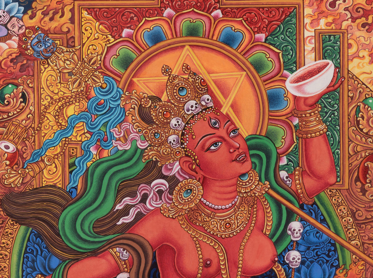 Vajrayogini Sacred Artwork | The Tantric Goddess of Wisdom and Transformation