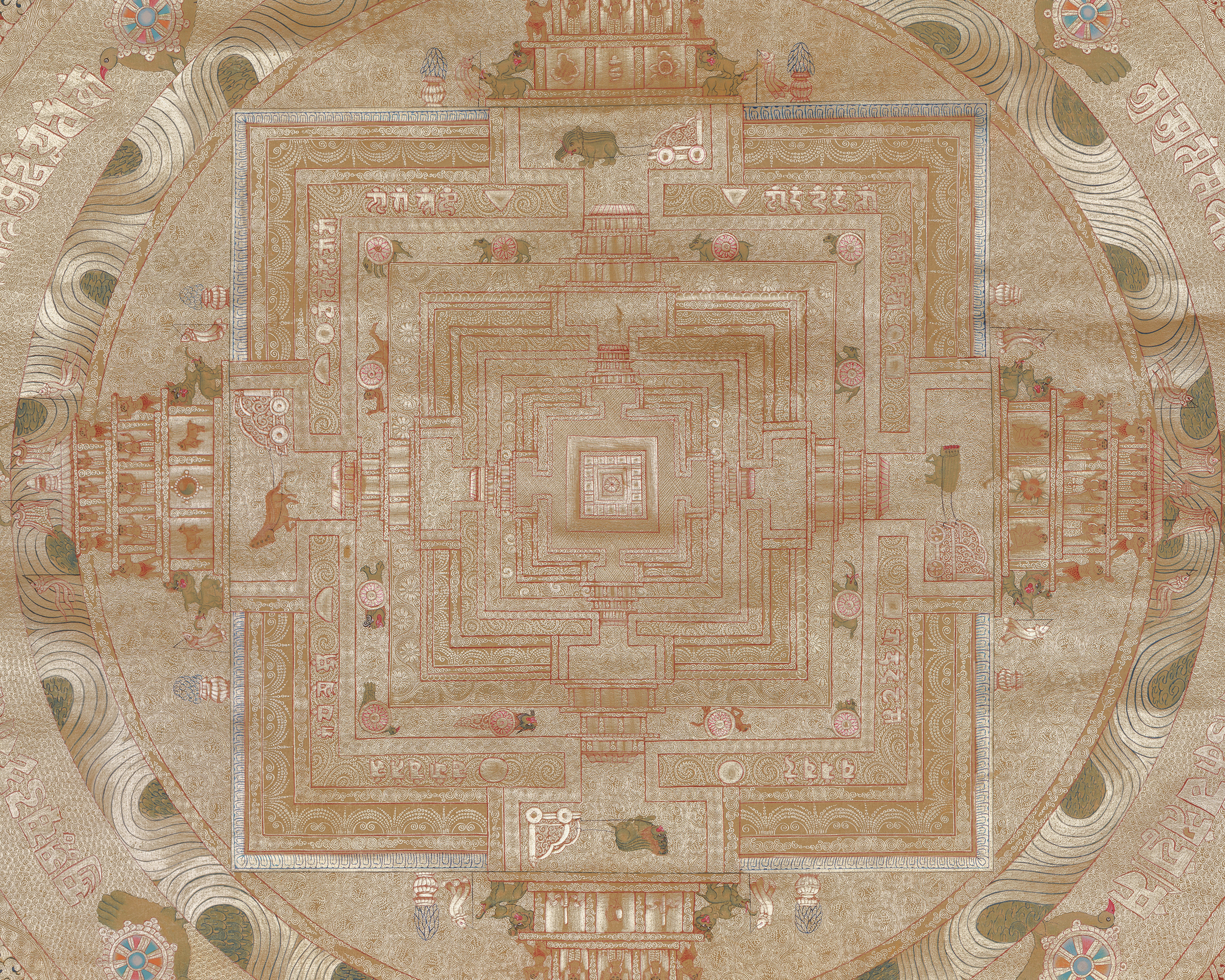 Kalachakra Mandala Himalayan Artwork | Representation of Spiritual Awakening