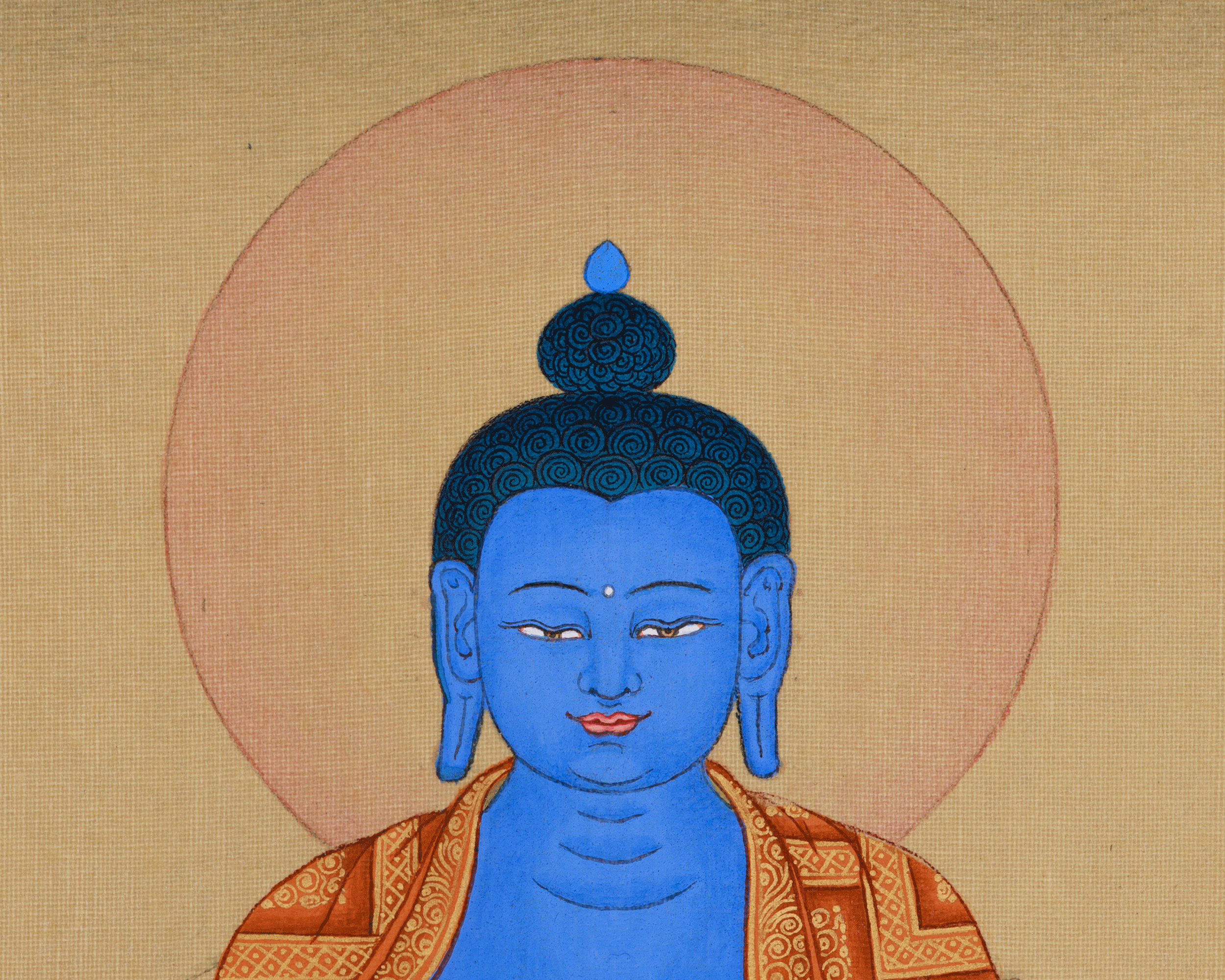Original Buddha of Medicine, Bhaisajyaguru Painting | Supreme Healer