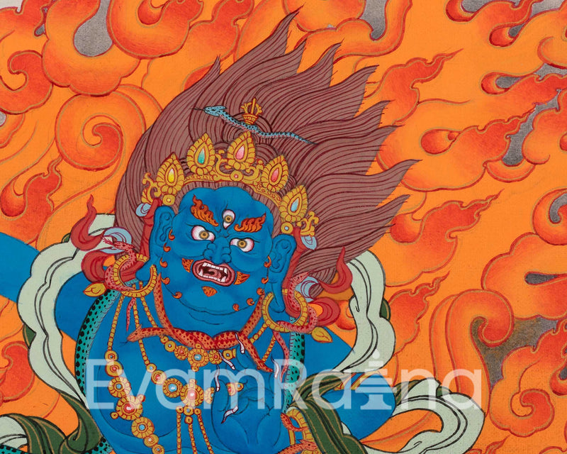 Bodhisattva Vajrapani Thangka | Tibetan Buddhist Art