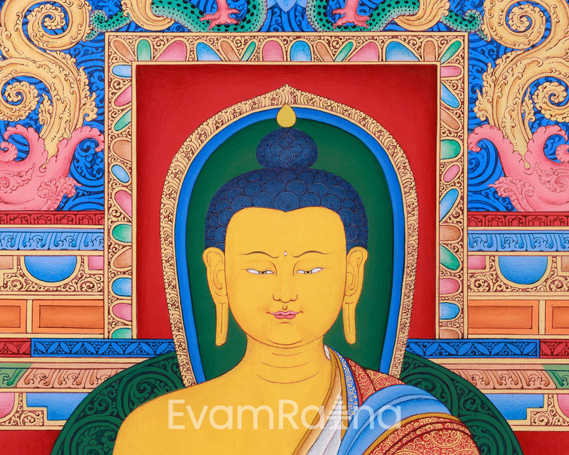 Thangka of Buddha Shakyamuni, Tibetan Art