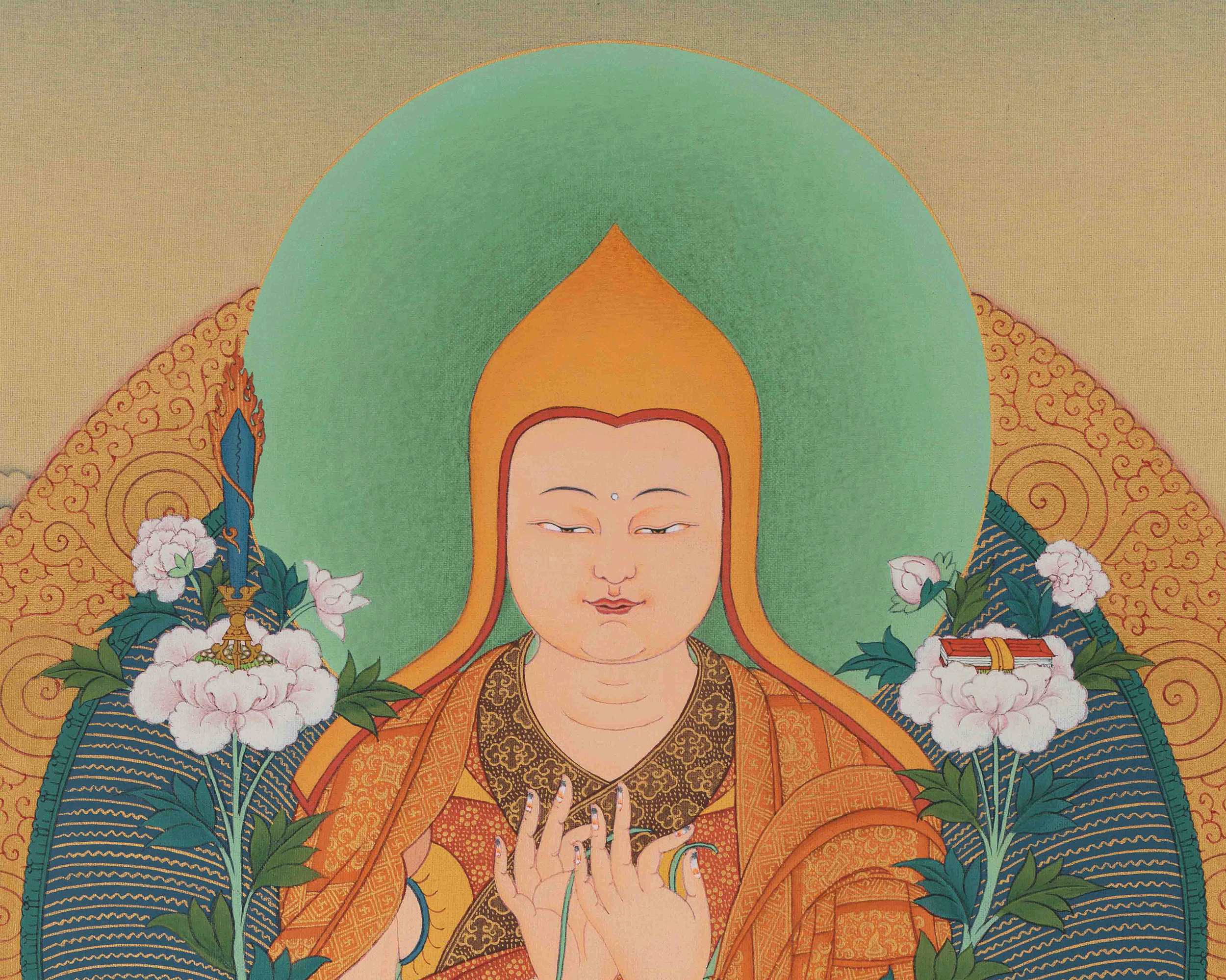 Tsongkhapa Canvas Print | Spiritual Teacher and Protector of the Dharma