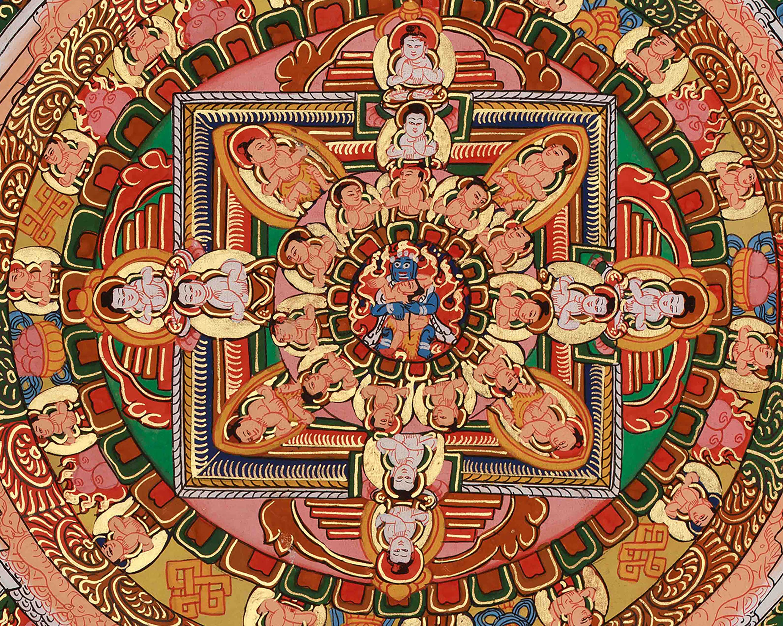 Traditional Five Mandala Art | Inner Transformation and Awakening