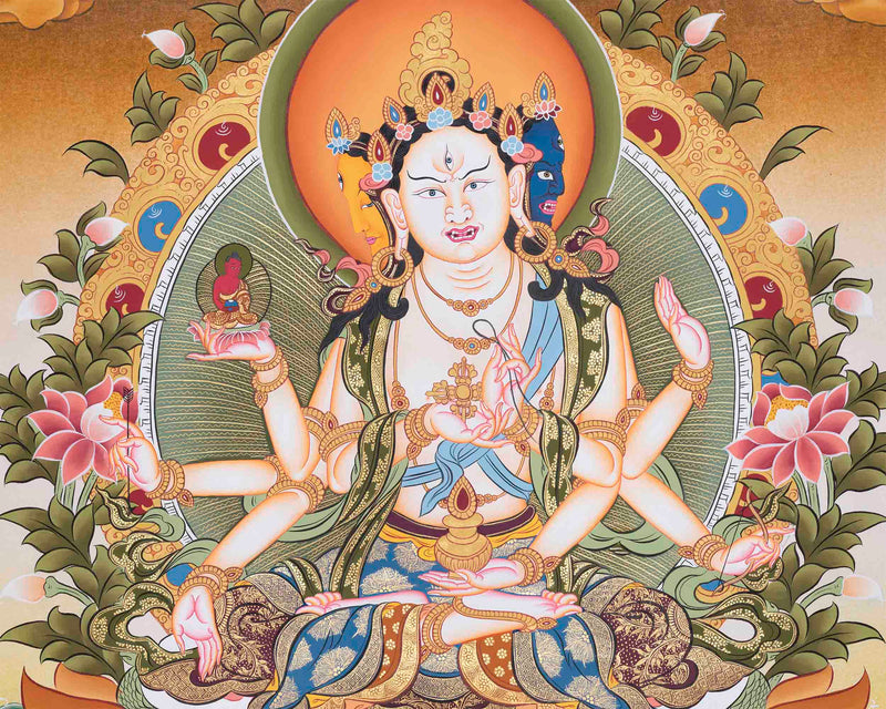 Wall Hanging Namgyalma Thangka | Decoration For Meditation And Yoga