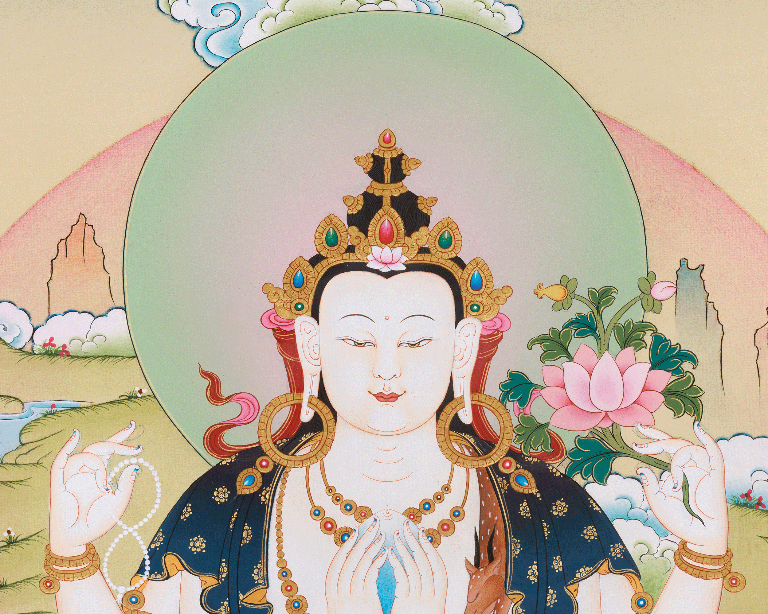 Chenrezig Compassion Art | Bodhisattva Avalokiteshvara