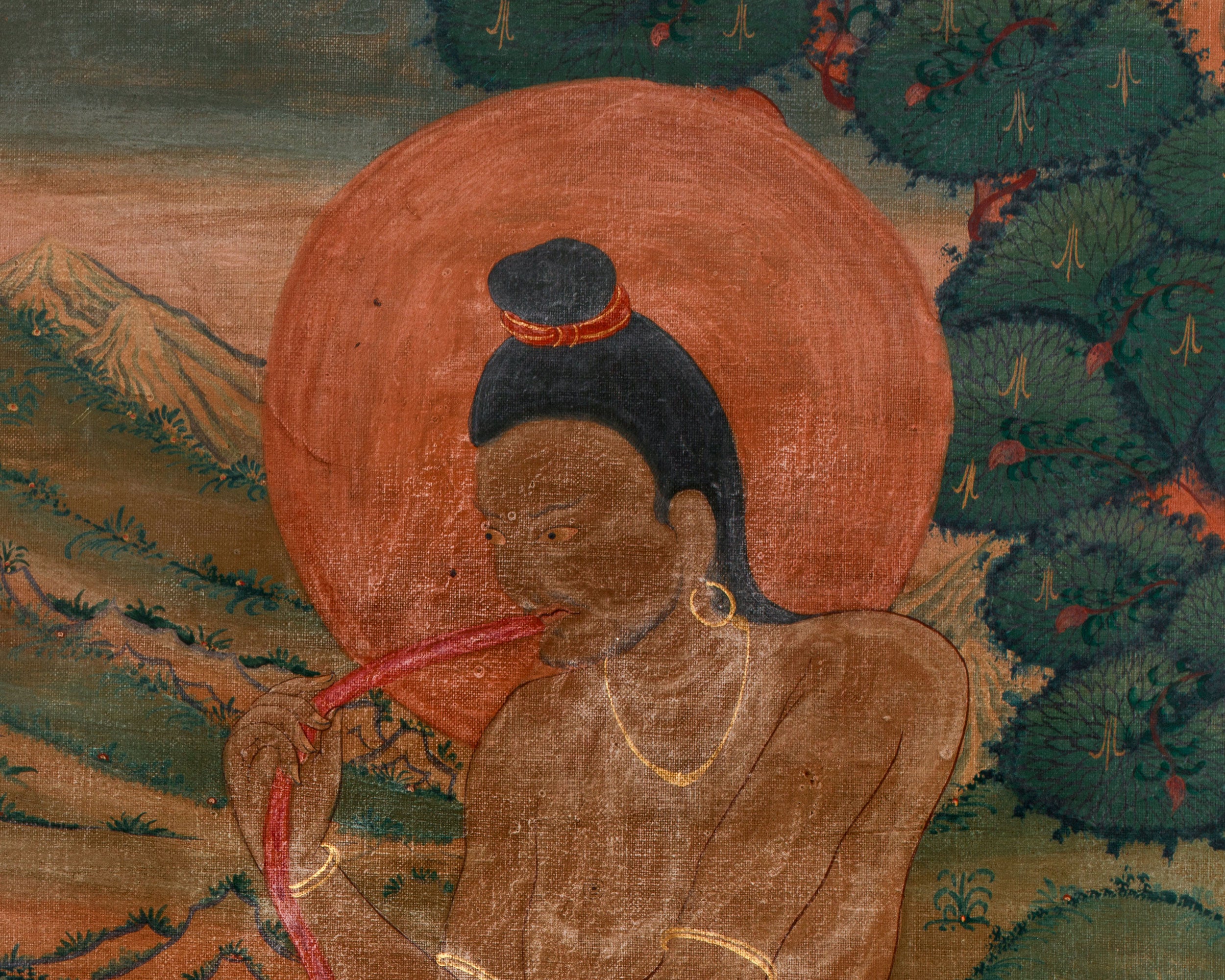 Mahasiddha Luyipa Thangka | The Great Tantric Master