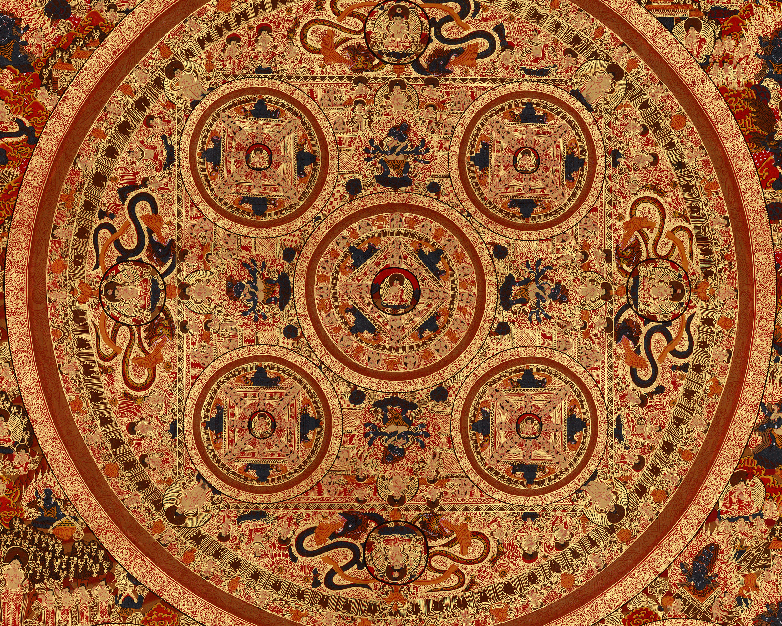 Divine Buddha Mandala | Timeless Symbol of Enlightened Wisdom