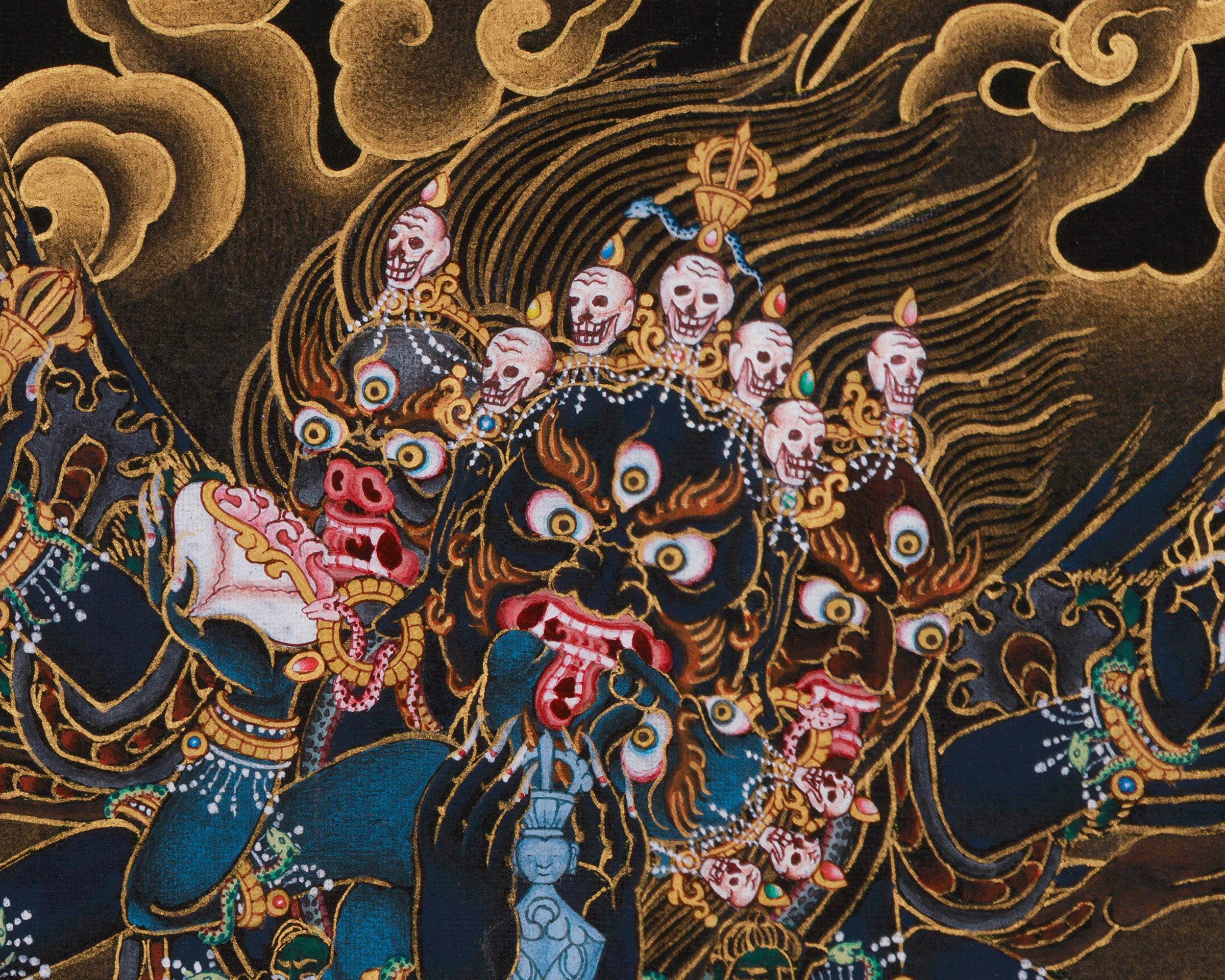Wrathful Vajrakilaya Thangka | Transmutation of Negativity