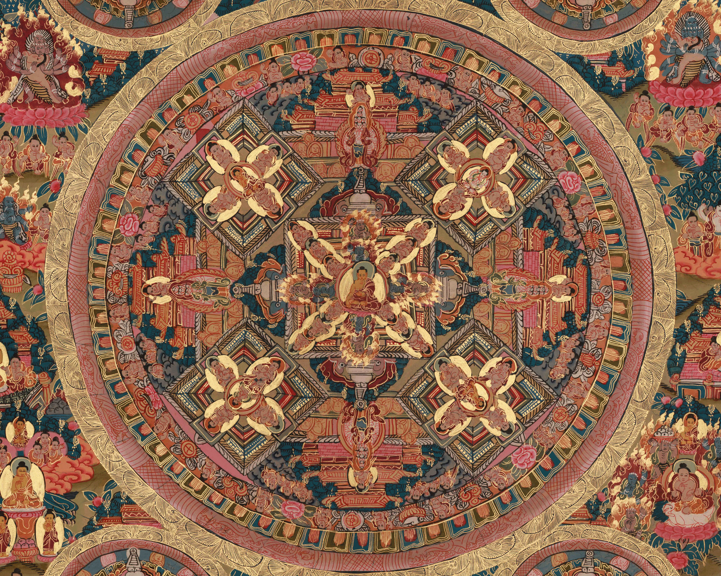 Traditional Buddha Mandala Art | A Sacred Path to Enlightenment