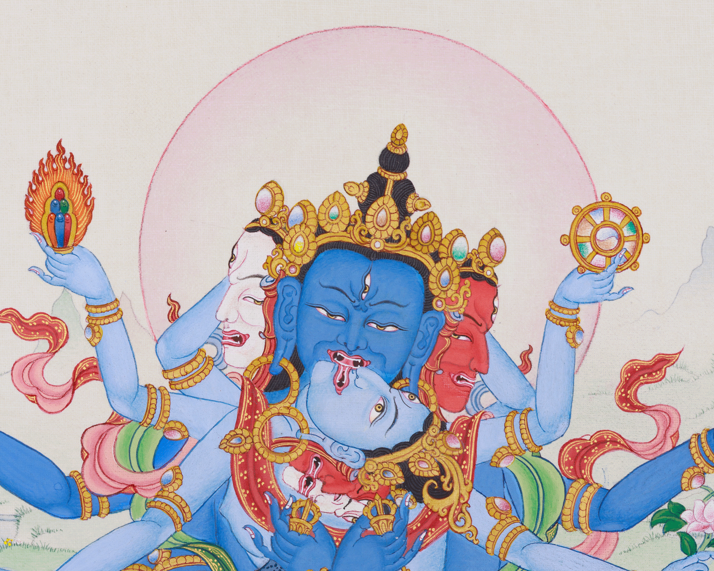 Guhyasamaja Thangka | Deity of Highest Yoga Tantra