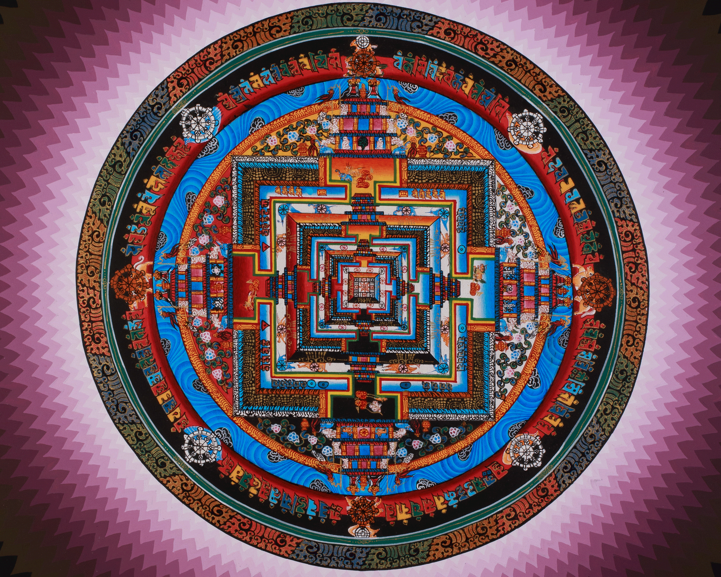 Sacred Buddhist Kalachakra Mandala | Peace, Focus, and Inner Transformation