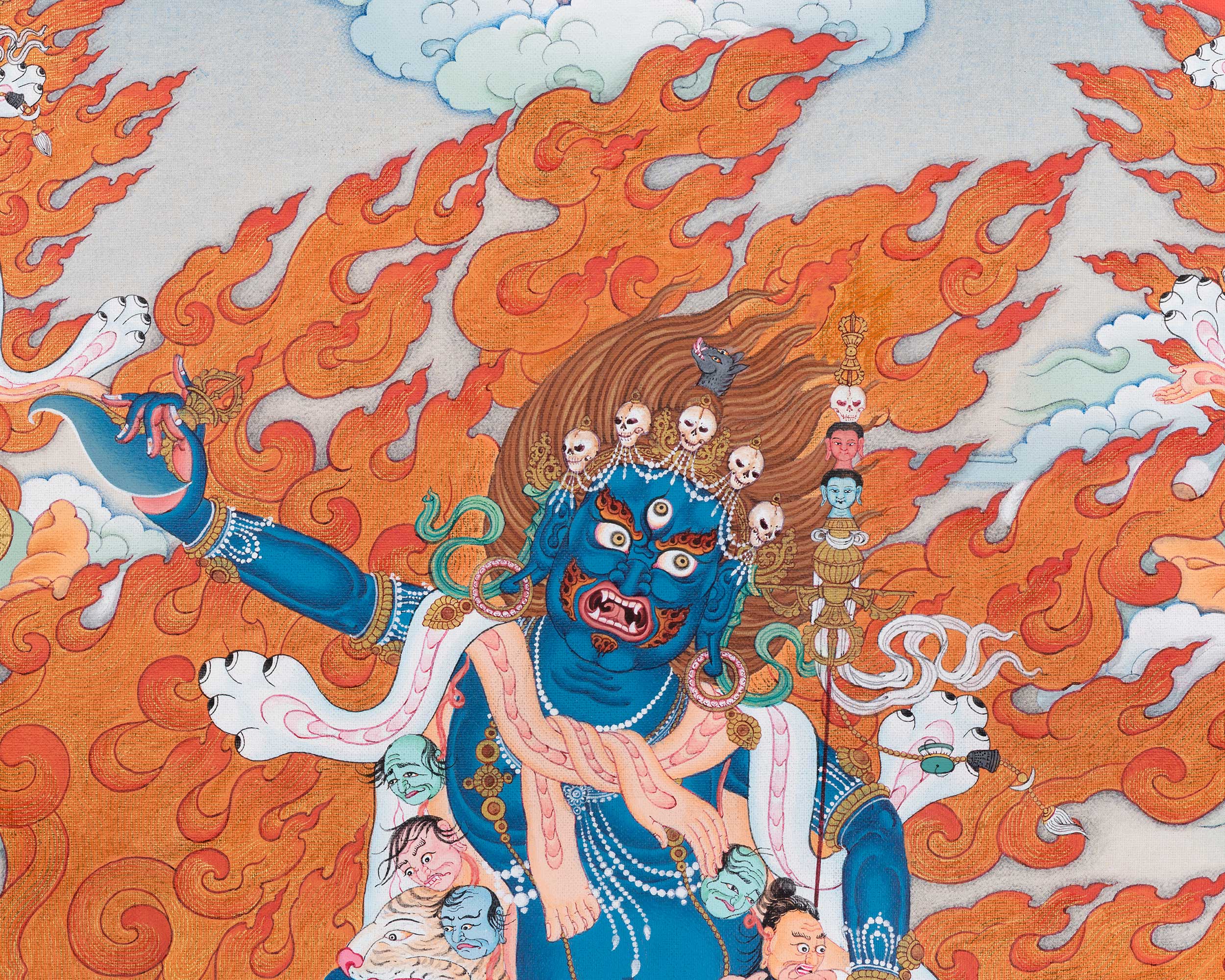 Troma Nagmo Thangka Print | Wrathful Dakini of Ultimate Transformation