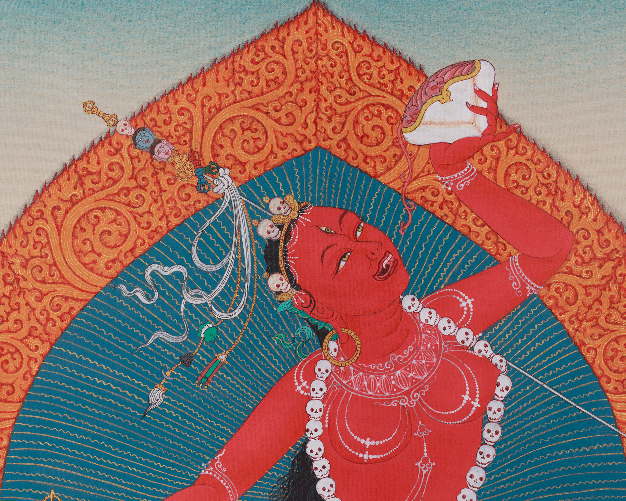 Vajrayogini Spiritual Thangka | Symbolizing Transformation and Enlightened Energy