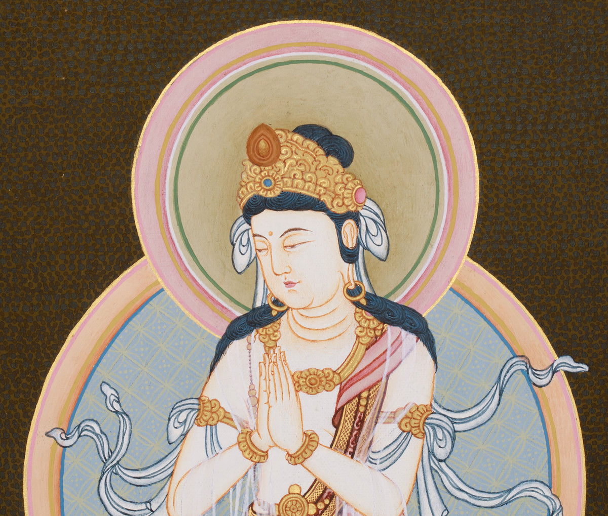 Buddha Samantabhadra | A Sacred Japanese Style Thangka of the Buddha of Universal