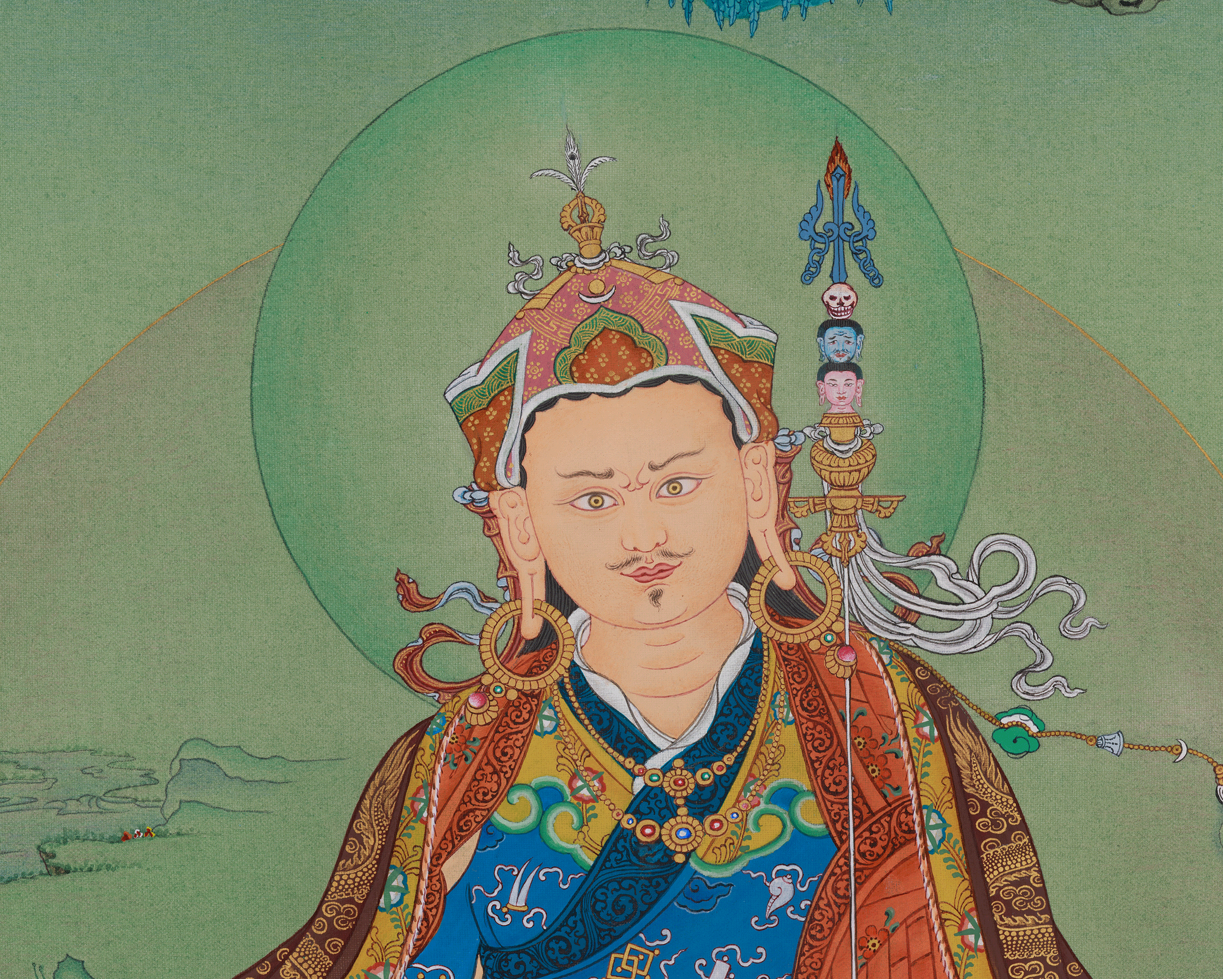 Buddhist Guru Rinpoche Artwork | Spiritual Transformation | Sacred Art