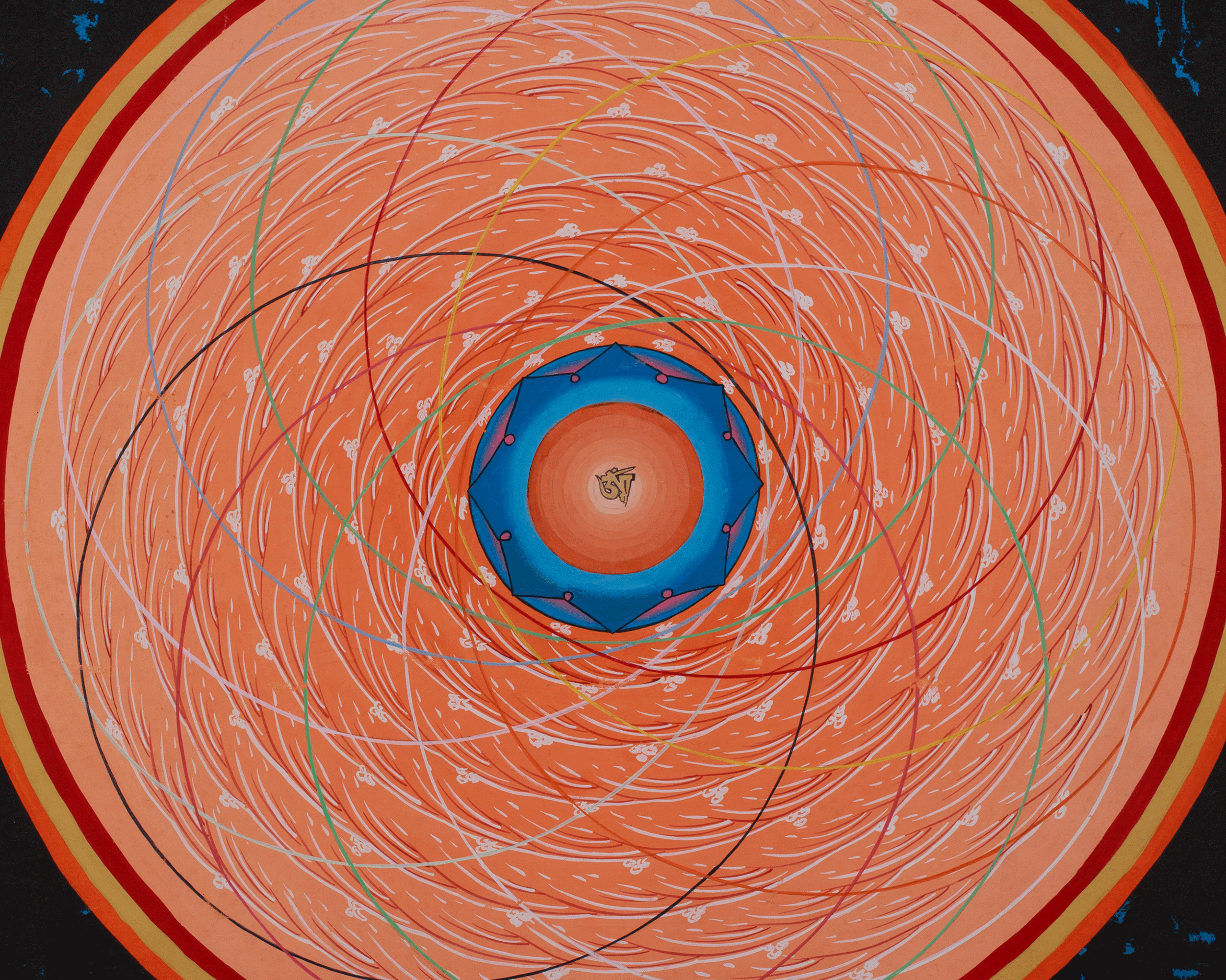 Himalayan Thangka of Mantra Mandala | Path to Inner Peace