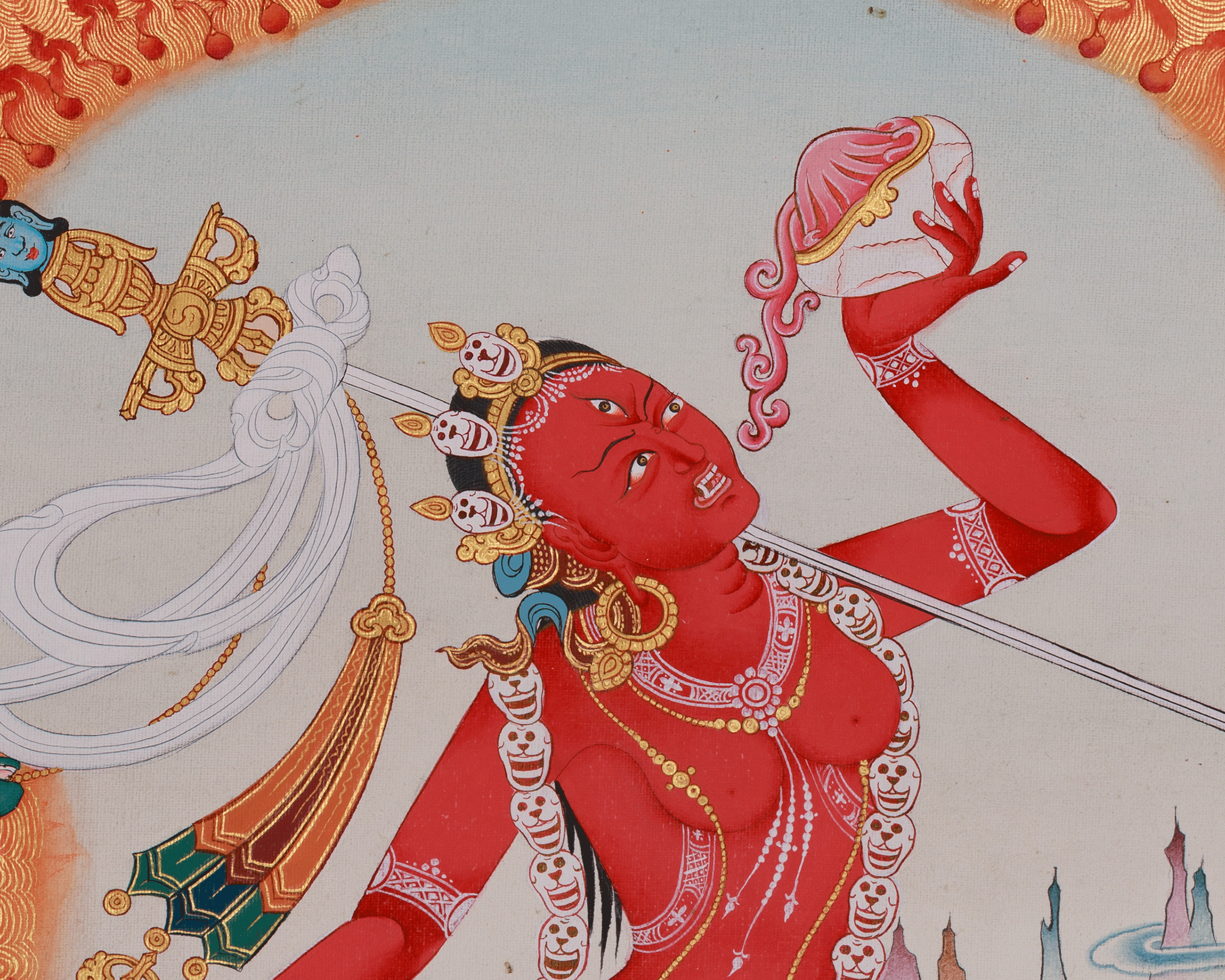 Vajrayogini Dakini Buddhist Art | Represent Compassion, and Spiritual Awakening