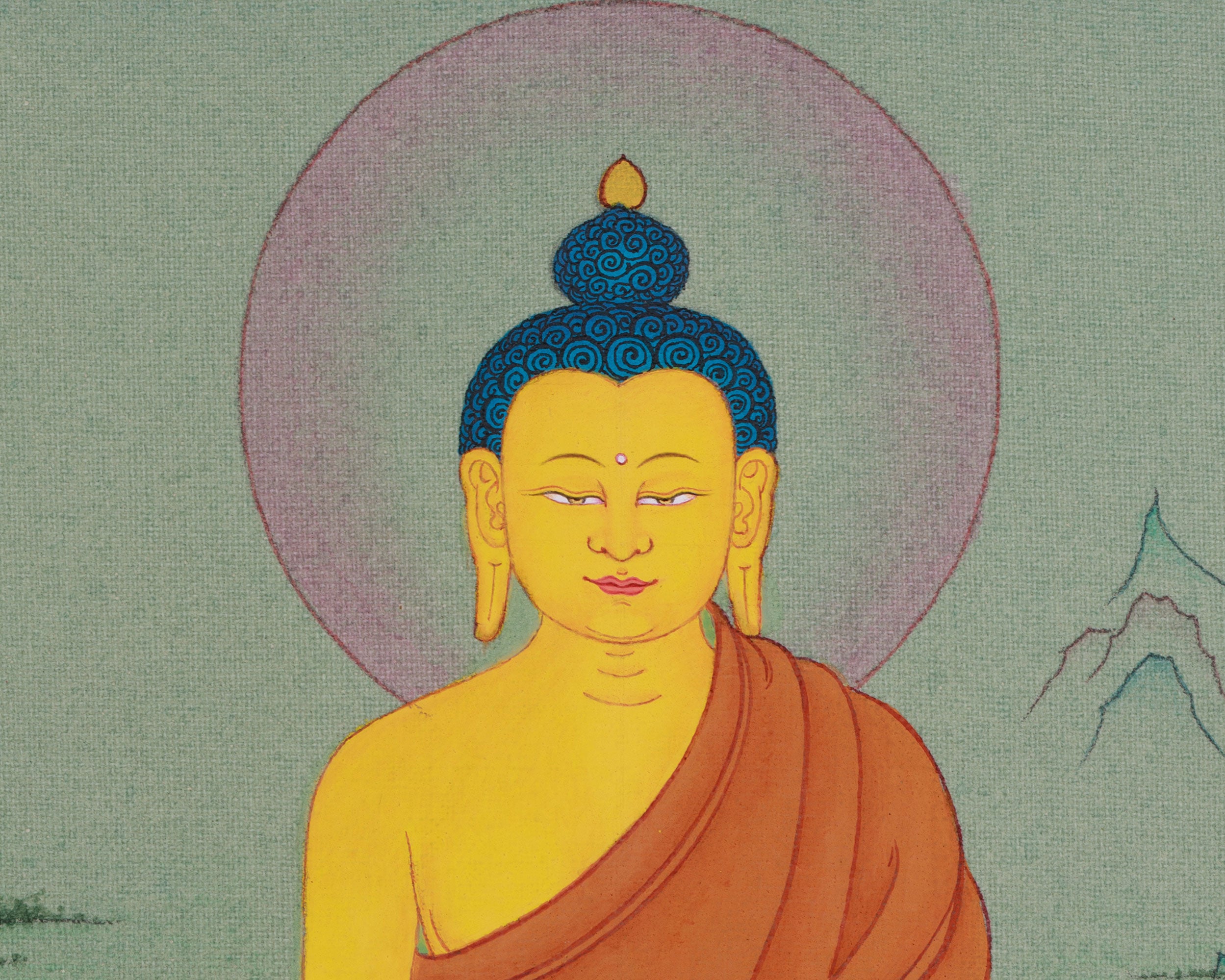 Shakyamuni Buddha Spiritual Thangka | Path to Awakening