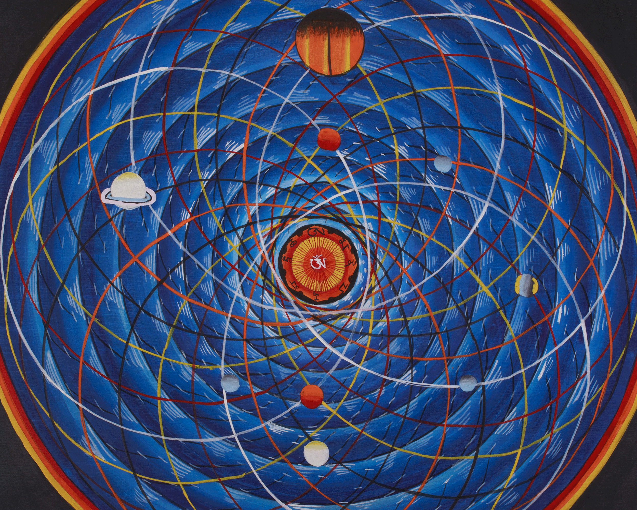 Traditional Art of Mantra Mandala | Sacred Flow of Energy