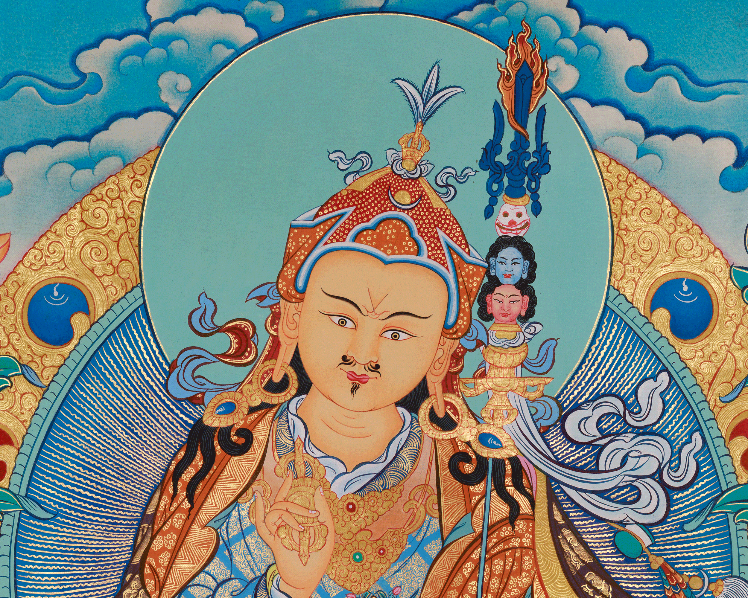 Spiritual Art of Guru Rinpoche | Tibetan Buddhist Master Guru Padmasambhava