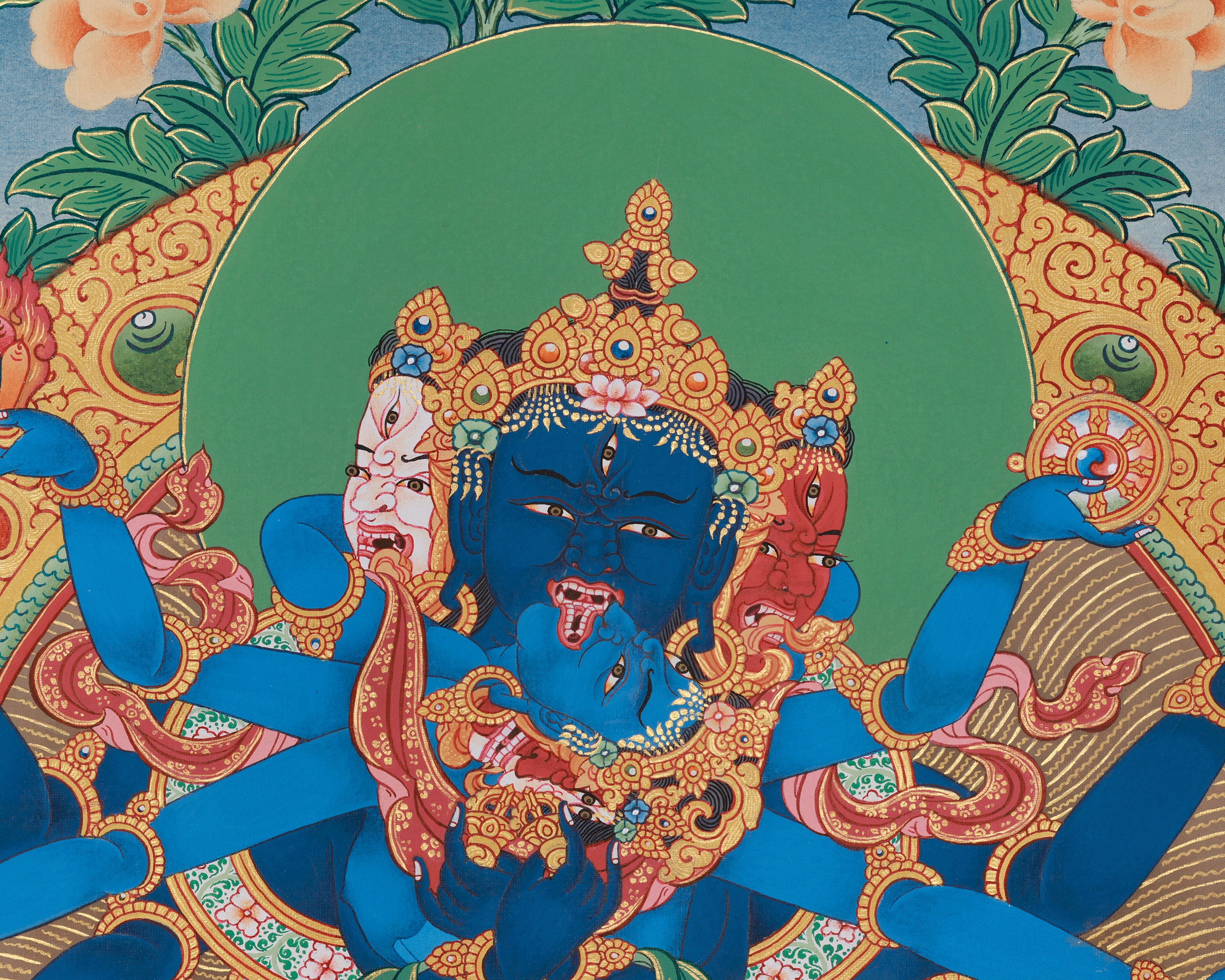 Traditional Guhyasamaja Thangka | Vajrayana Buddhism