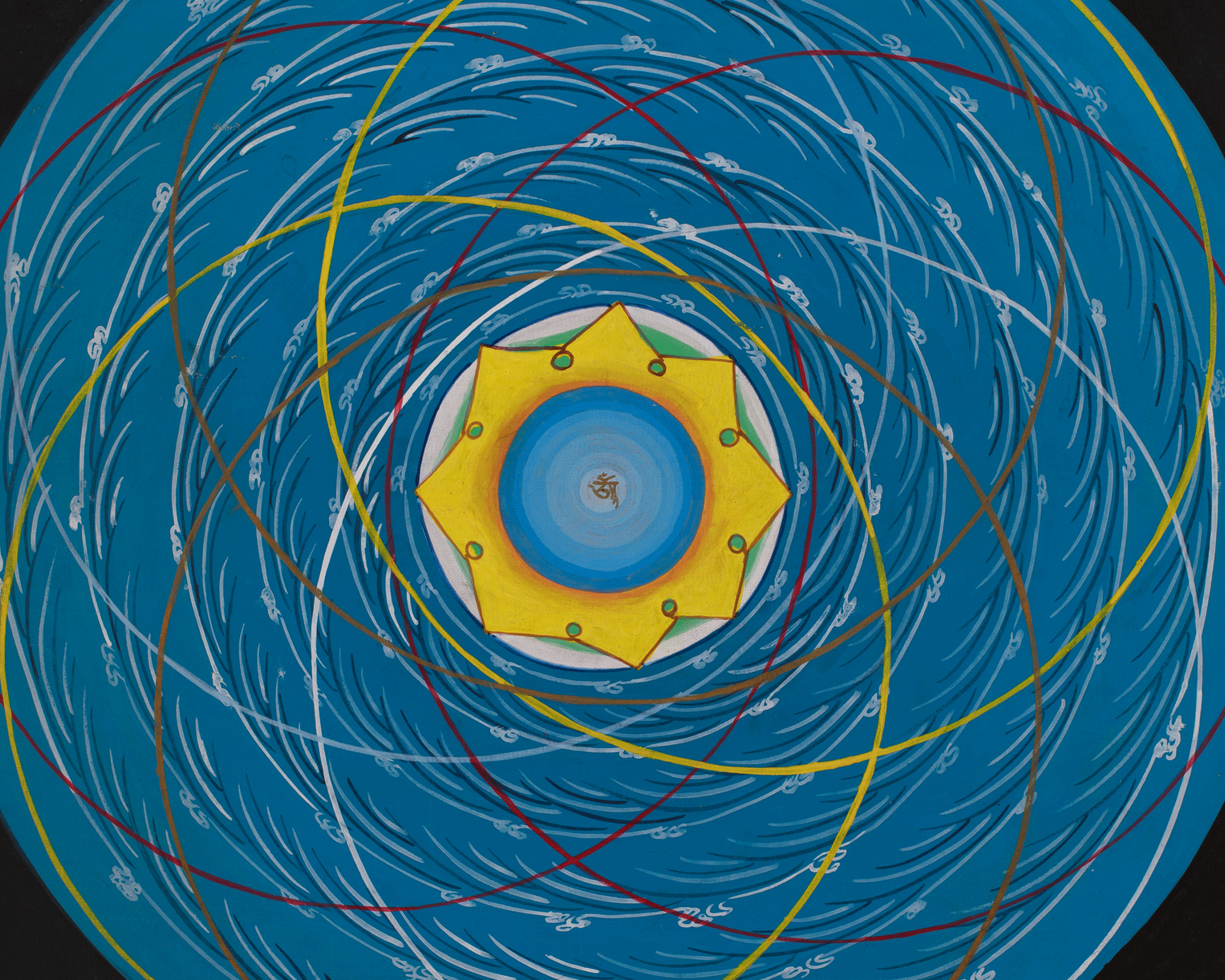 Divine Mantra Mandala | A Symbol of Spiritual Energy | The Path to Enlightenment