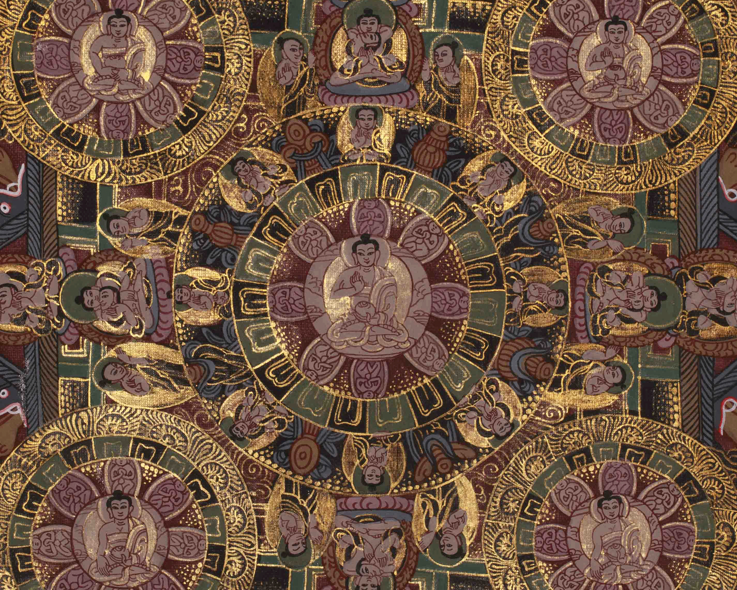 Buddha Mandala Traditional Artwork | Sacred Symbol Of Enlightenment, Balance, and Inner Peace | Spiritual Home Decor