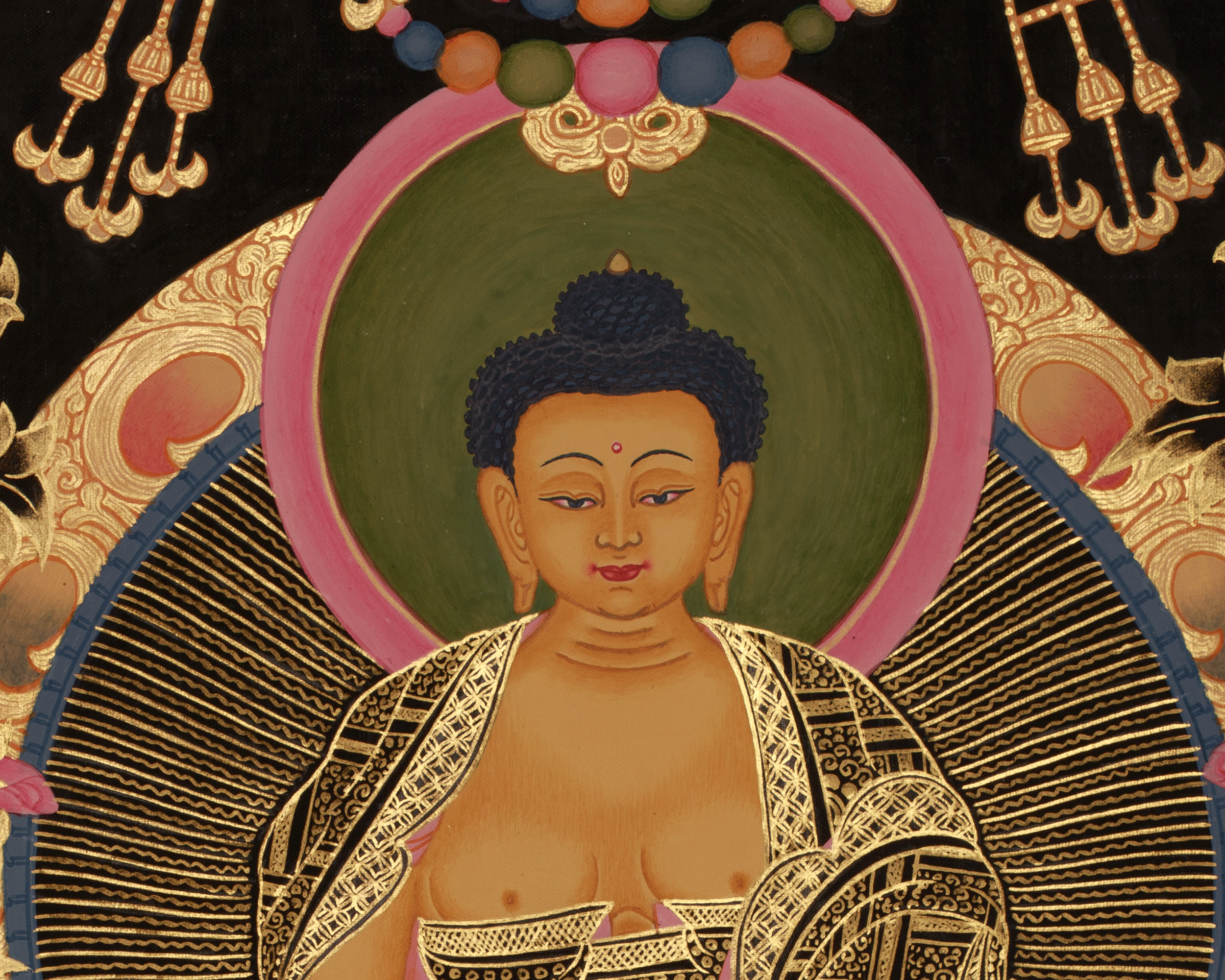 Tibetan Buddhist Shakyamuni Artwork | Historical Buddha | Siddhartha Gautama