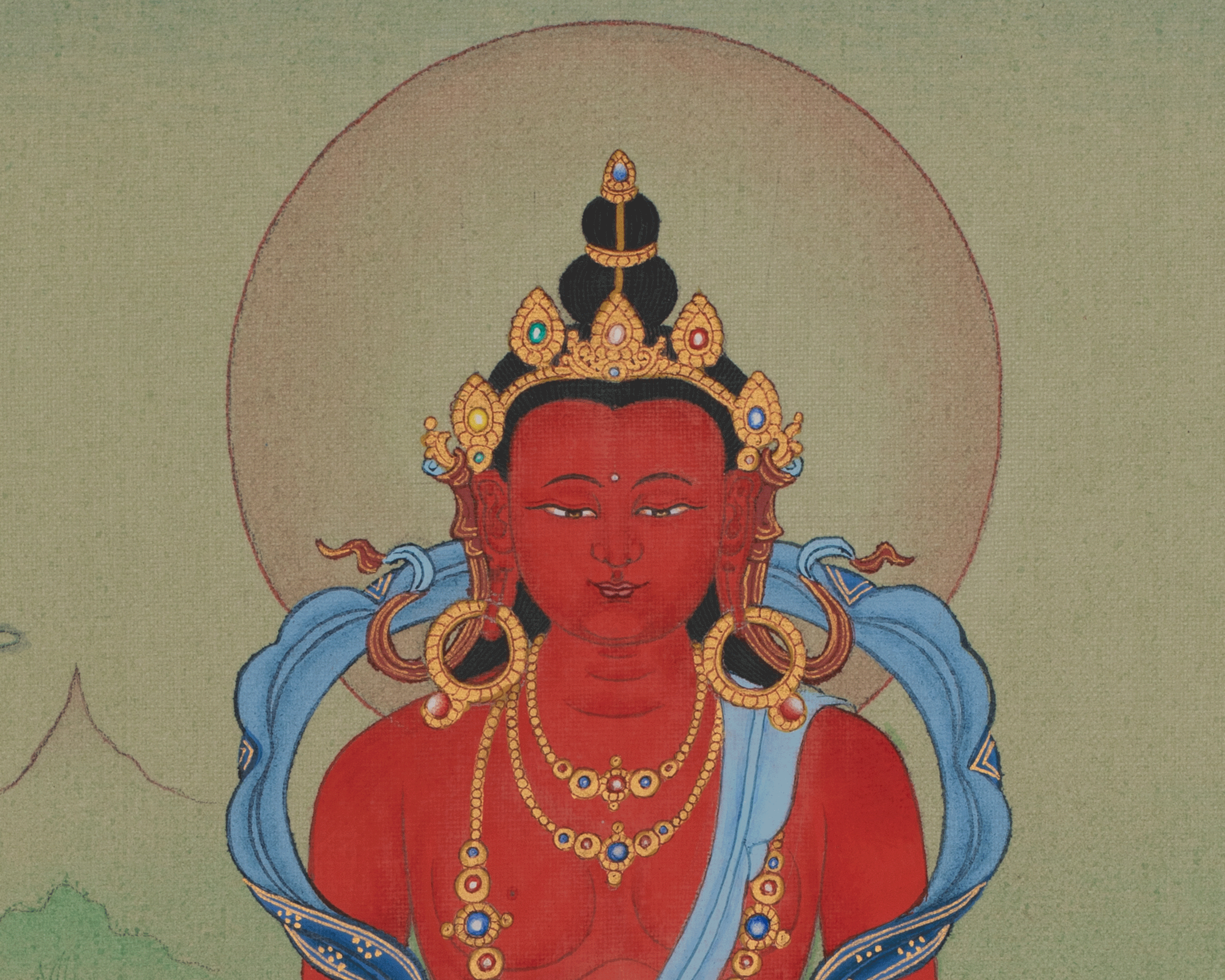 Amitayus Buddha Tibetan Art | Symbolizing Longevity and Wisdom | Infinite Life