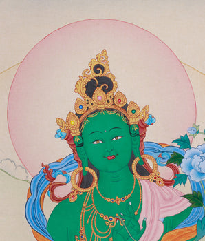 Traditional Green Tara, the Swift Savior | A Blessing of Protection and Serenity