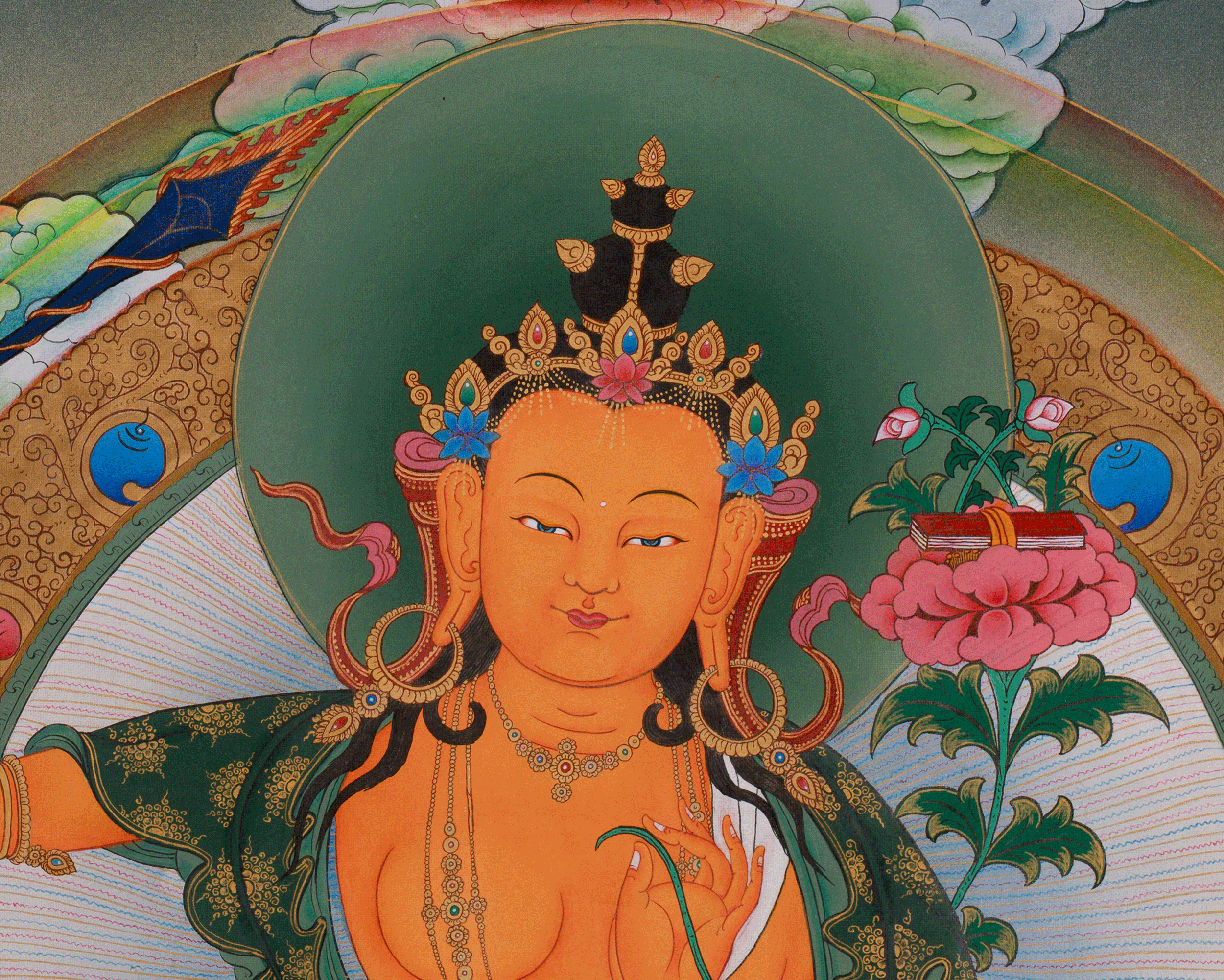 Bodhisattva Manjushri Tibetan Art | Representing Wisdom and Enlightenment