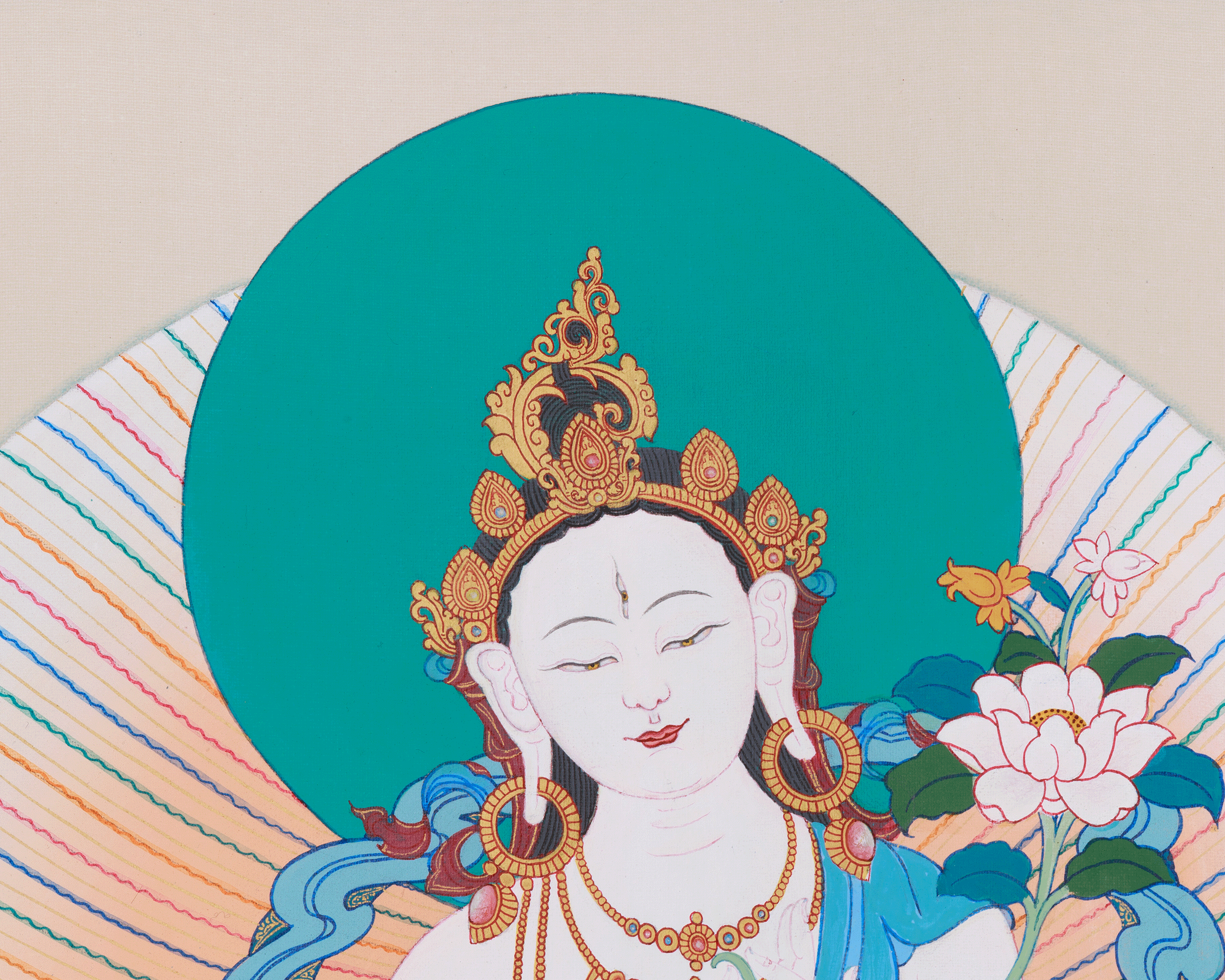 White Tara Long Life Goddess | The Divine Buddhist Deity of Longevity and Protection