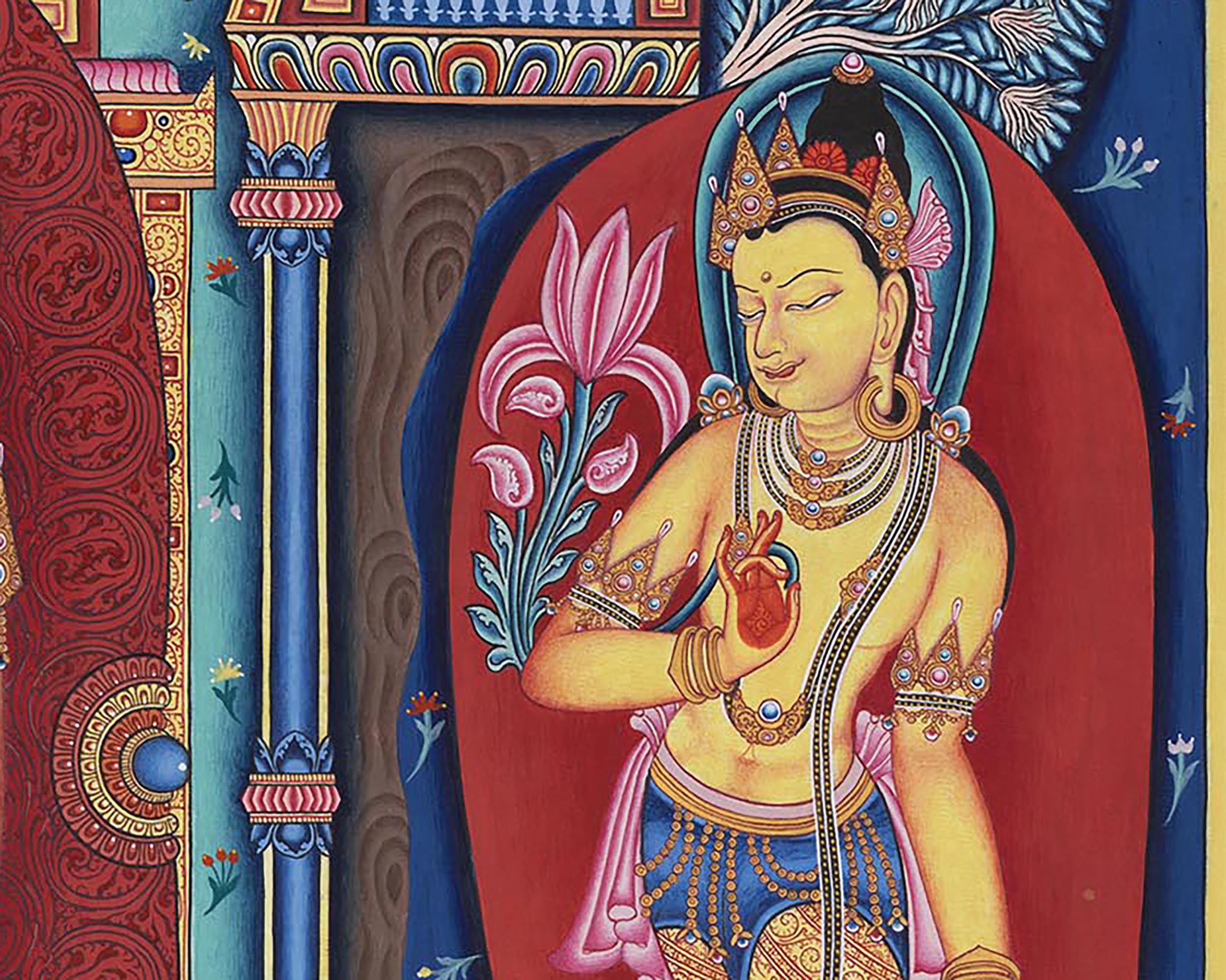 High-Quality Print Of Buddha Vairocana | Transcendent Buddha Of Vajrayana Buddhism