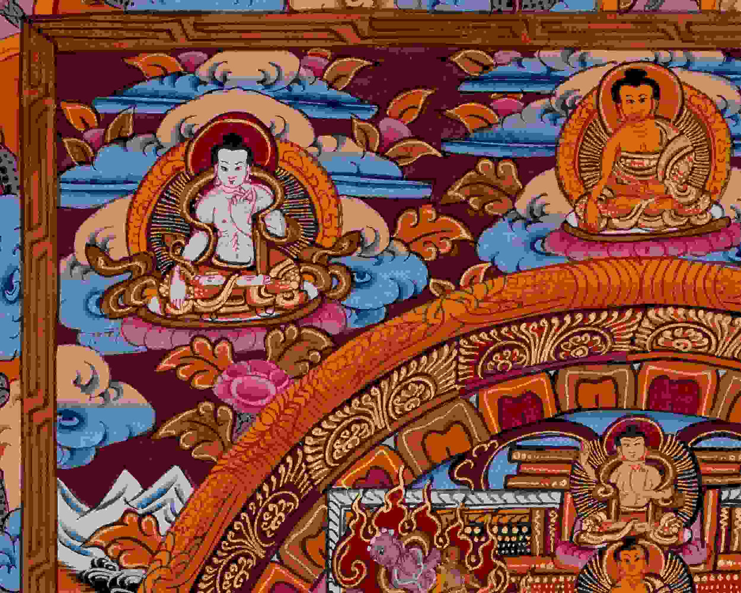 Fine Quality Buddha Mandala Thangka | Hand-painted Tibetan Thangka