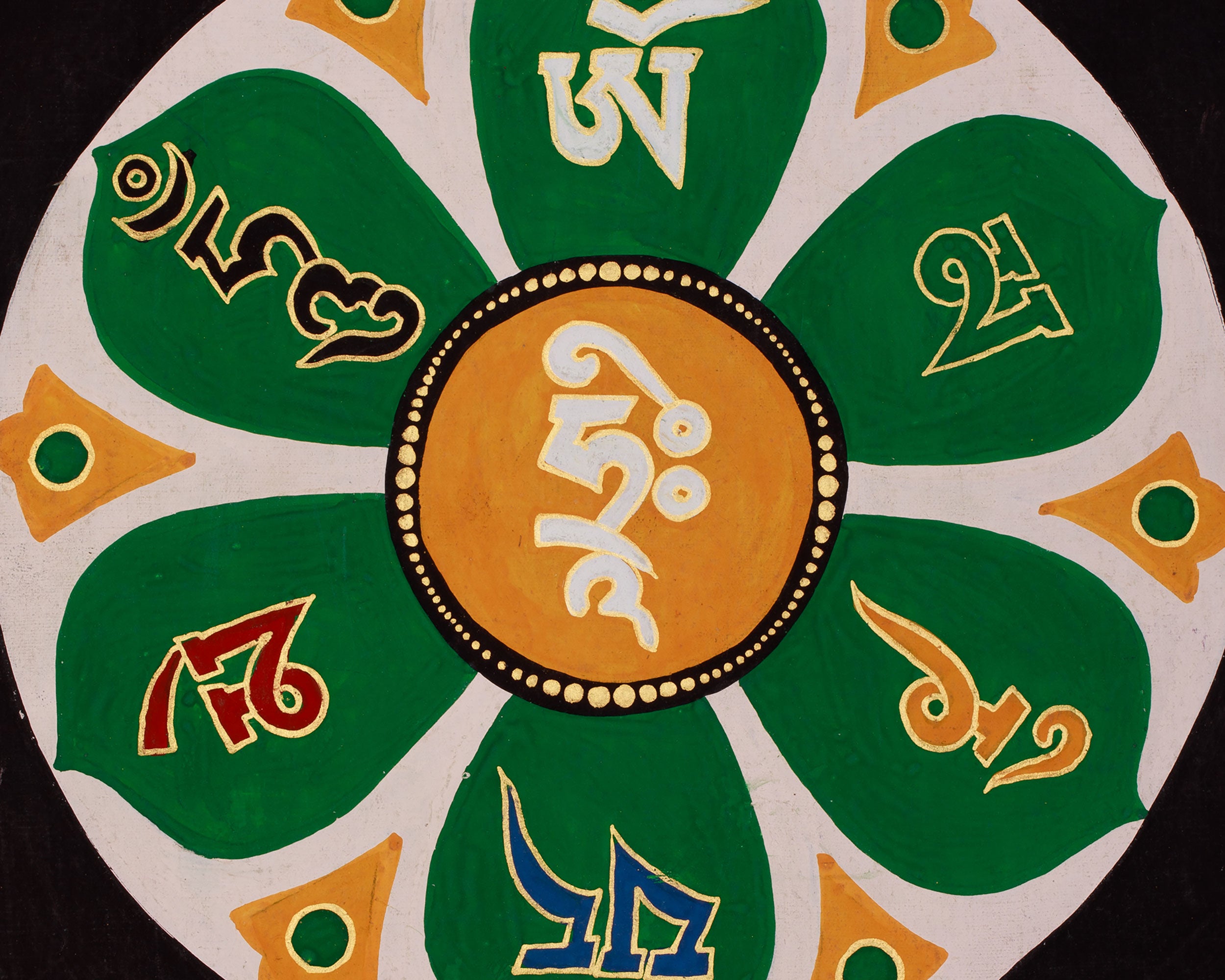 Spiritual Art of Mantra Mandala | Himalayan Buddhist Thangka