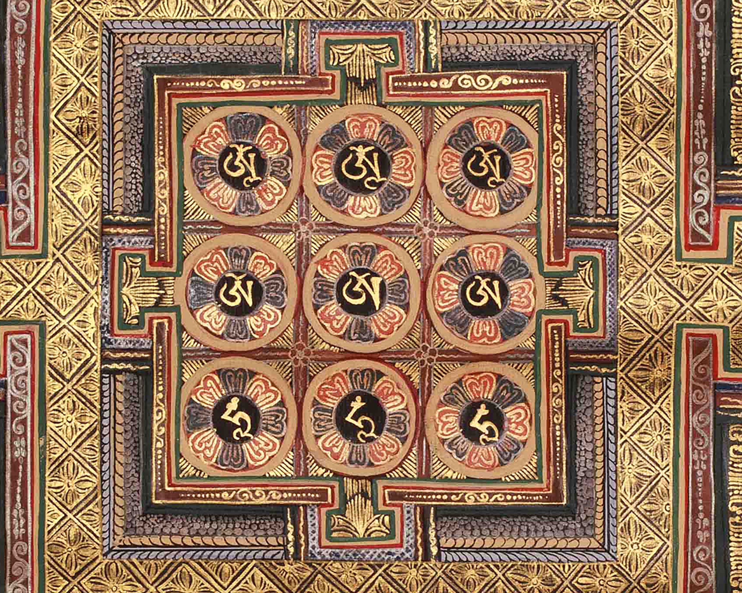 Mandala Artwork | Traditional Himalayan Thangka | Representing the Enlightened Universe
