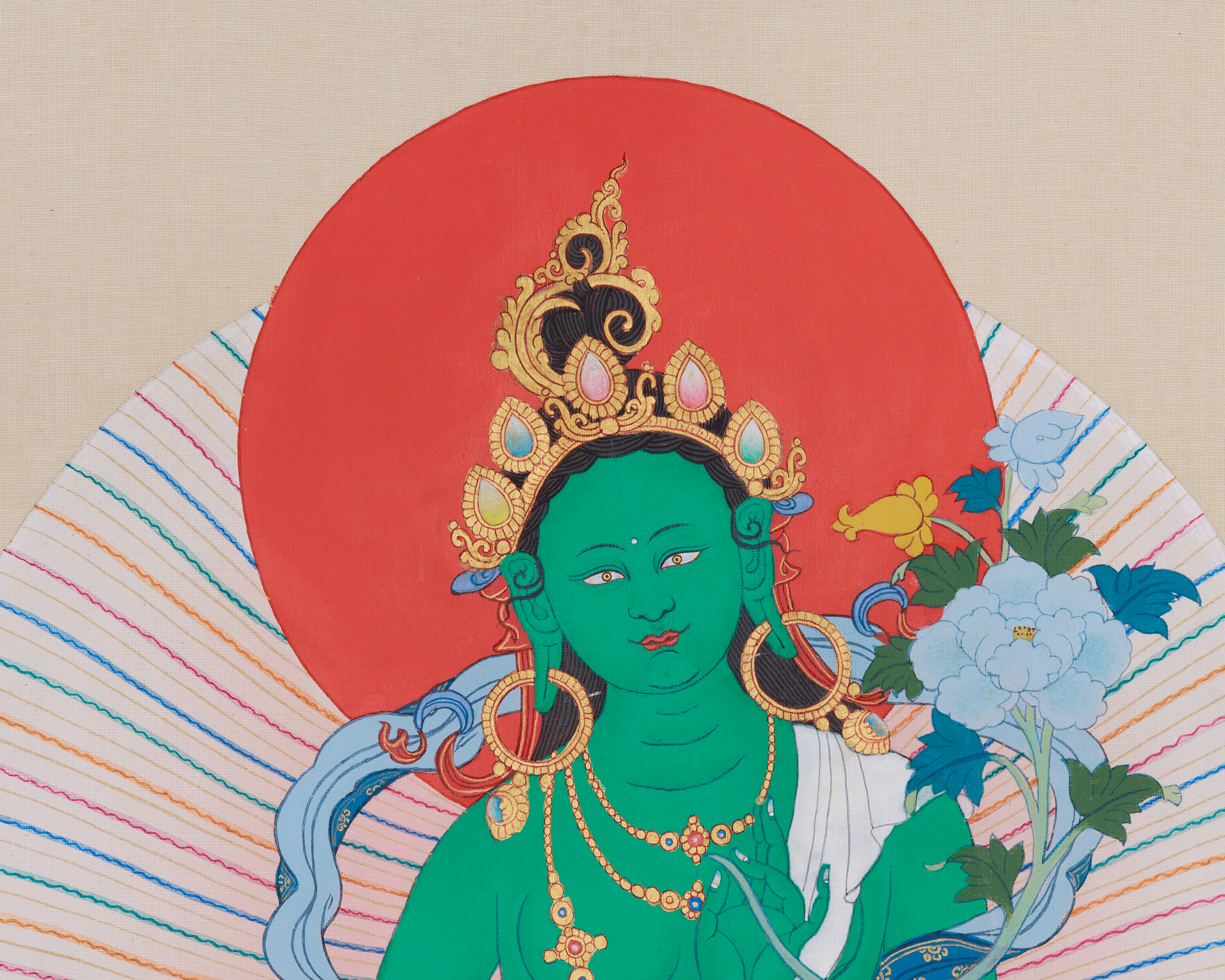 Shyama Tara Artwork | Goddess of Compassion and Protection