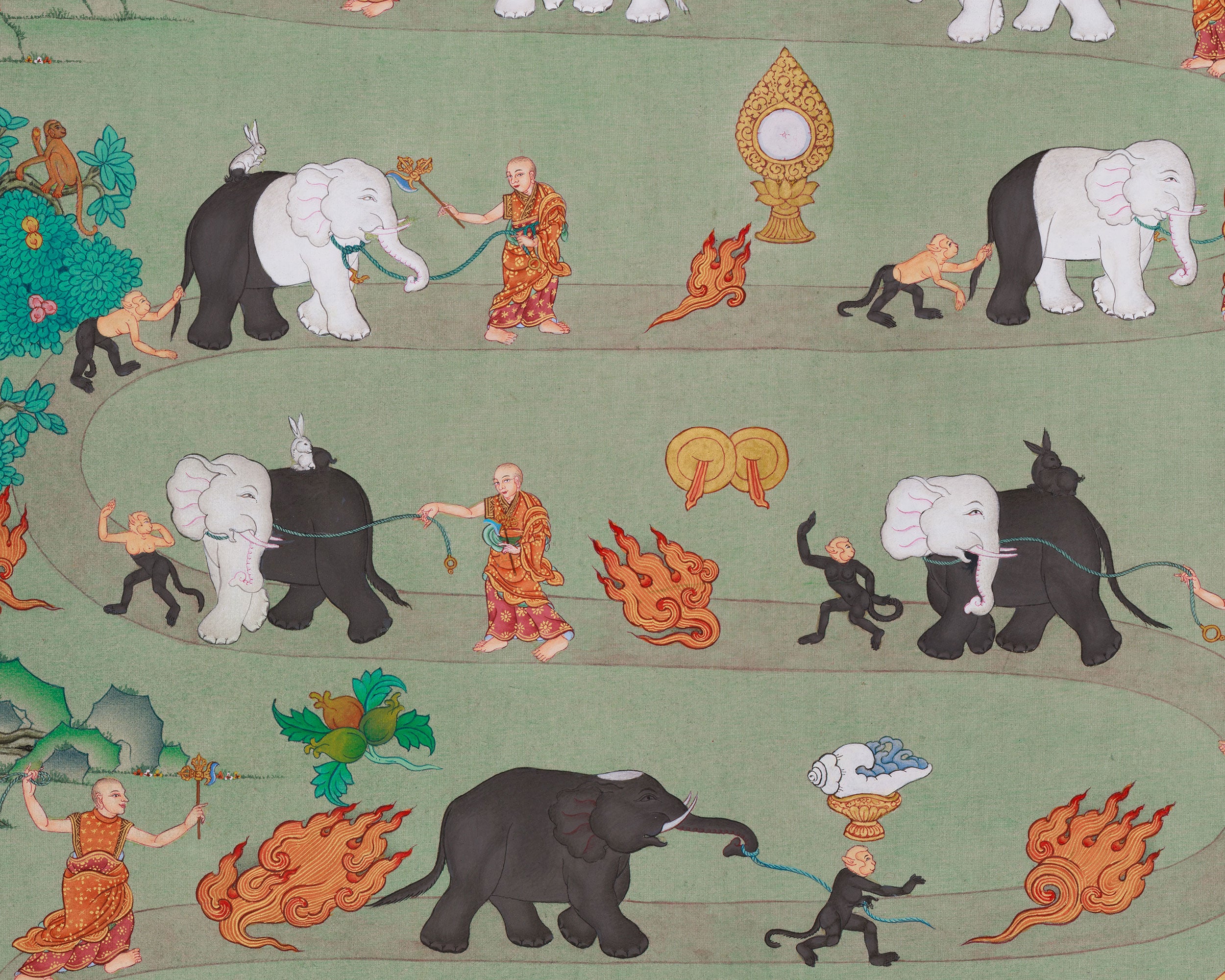 Sacred Buddhist Samatha Meditation | 9 Stages of Vipassana | Way to Heaven