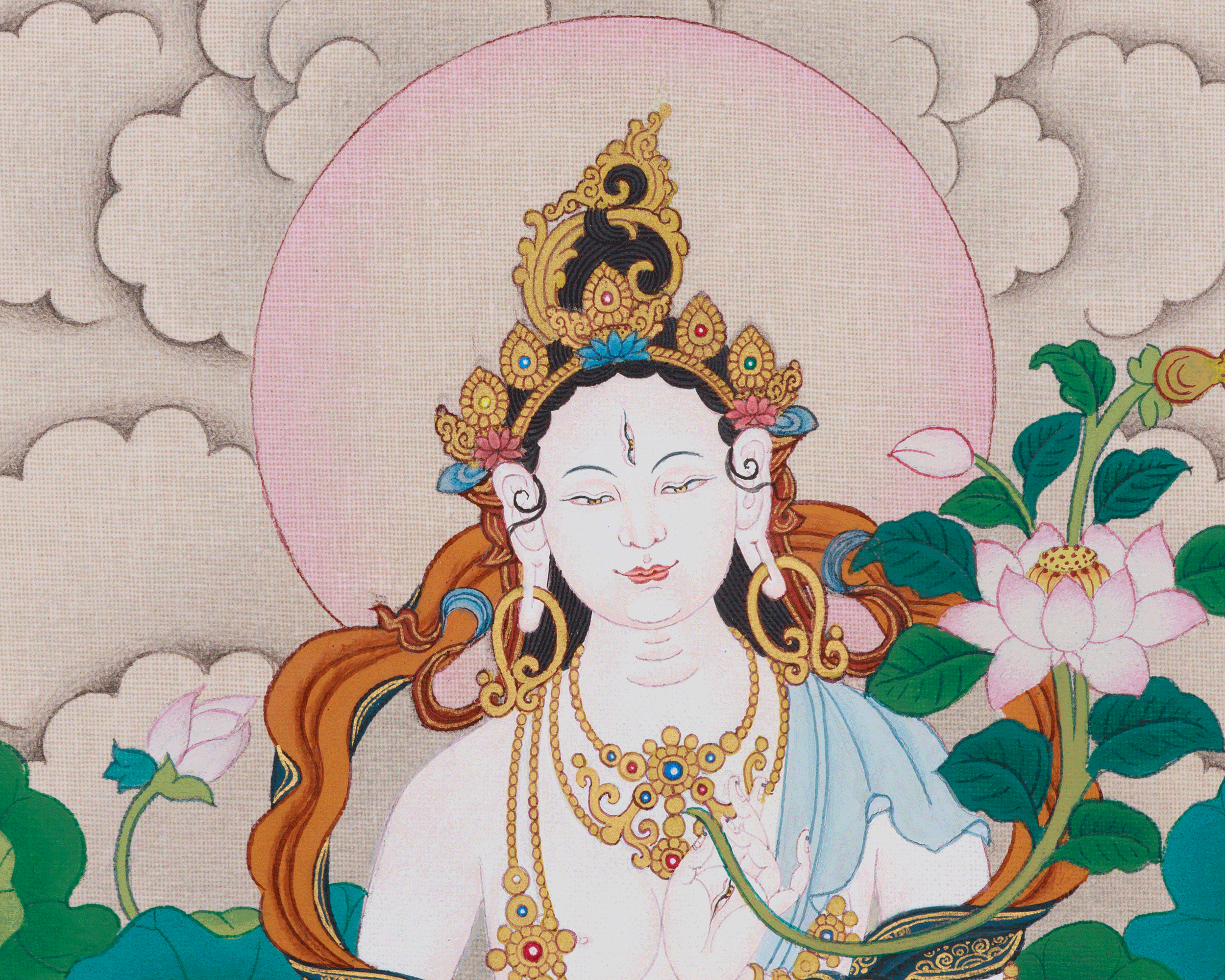Vajrayana Deity White Tara | Longevity Goddess Sita Tara