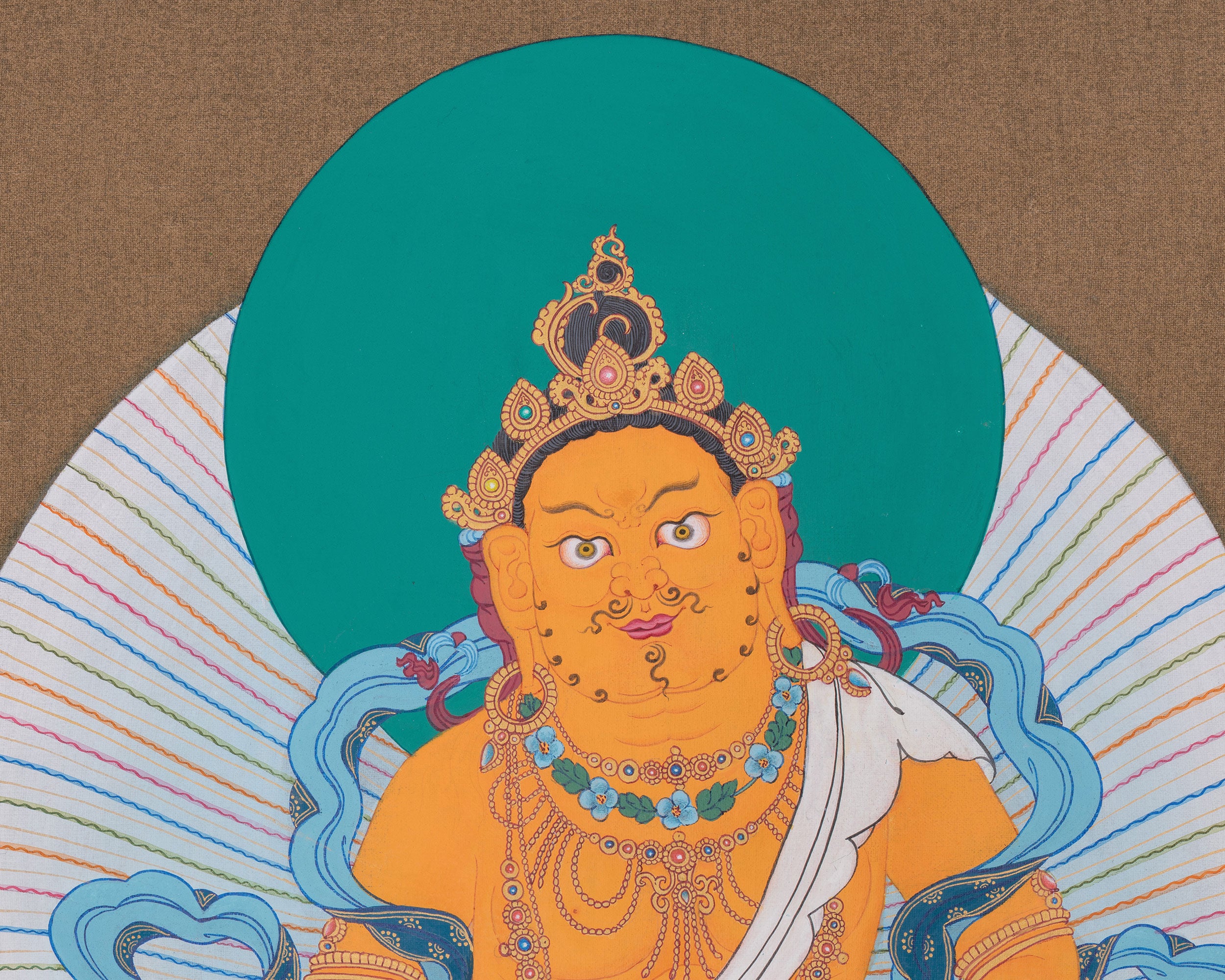 Deity of Wealth Dzambhala Thangka | A Powerful Tool for Wealth and Success